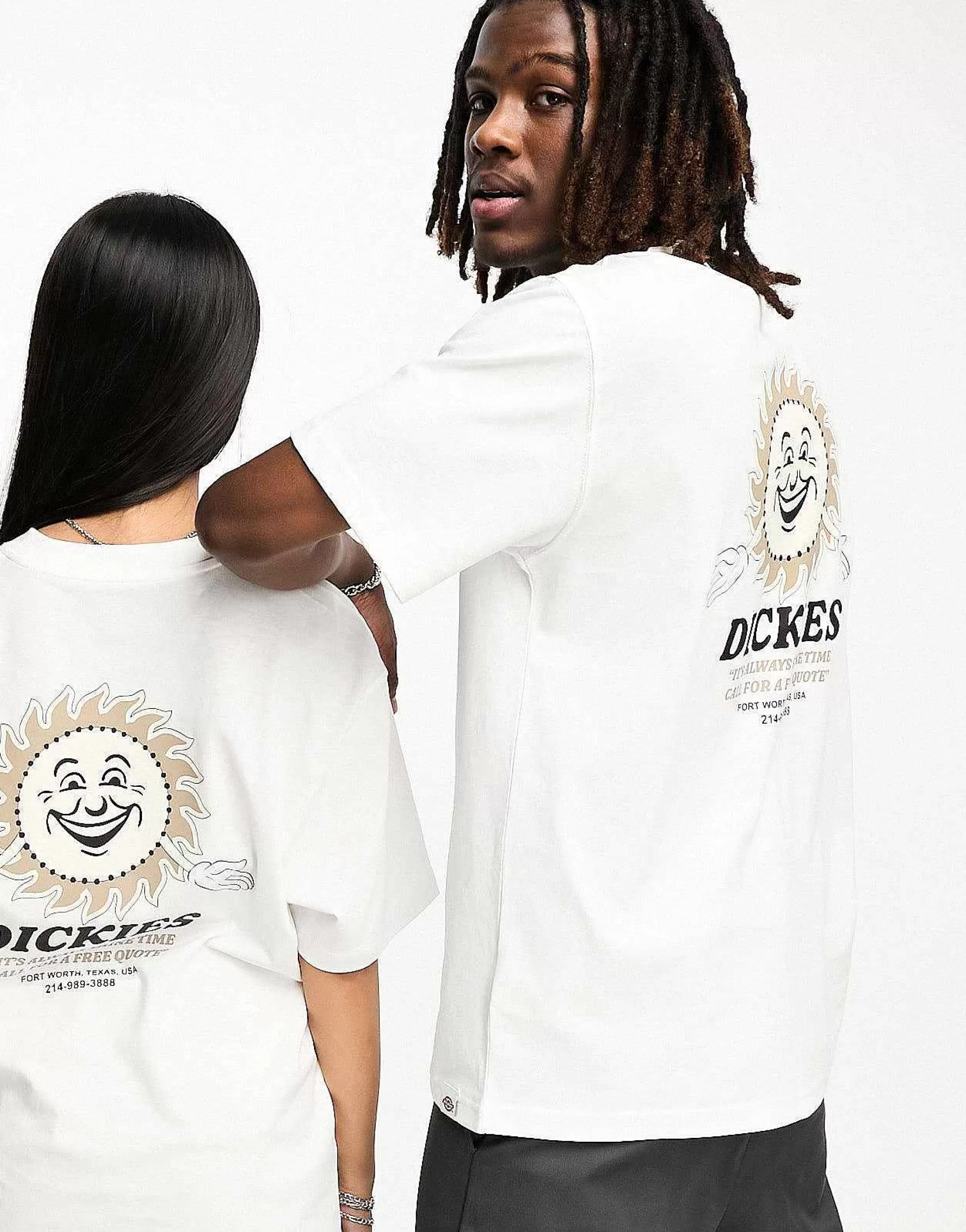 Women Dickies Fair Oaks Sunshine Back Print T-Shirt In Resort Pack Exclusive To Asos