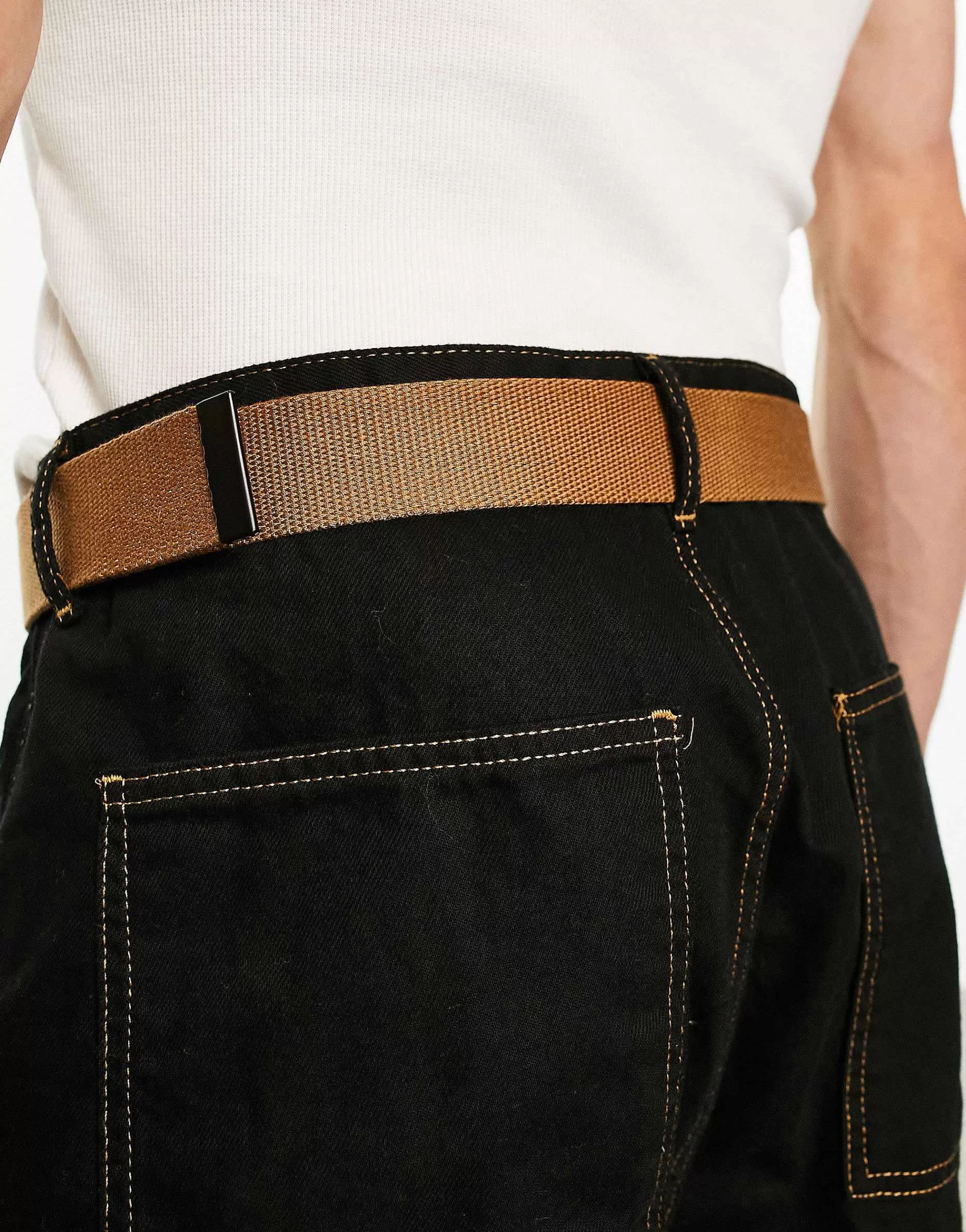 Men Dickies Orcutt Belt In Brown