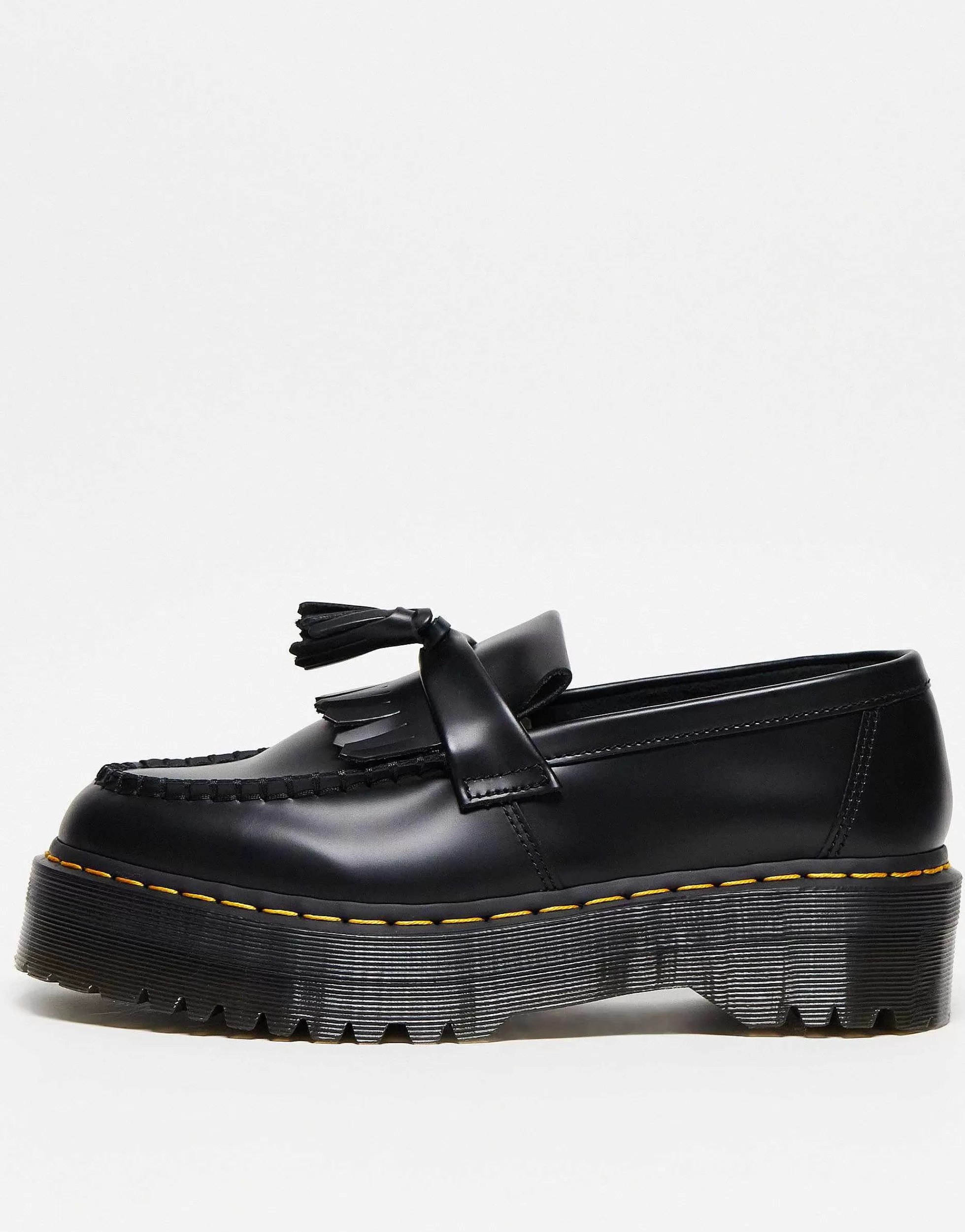 Women Dr Martens Adrian Quad Loafers In Smooth Leather