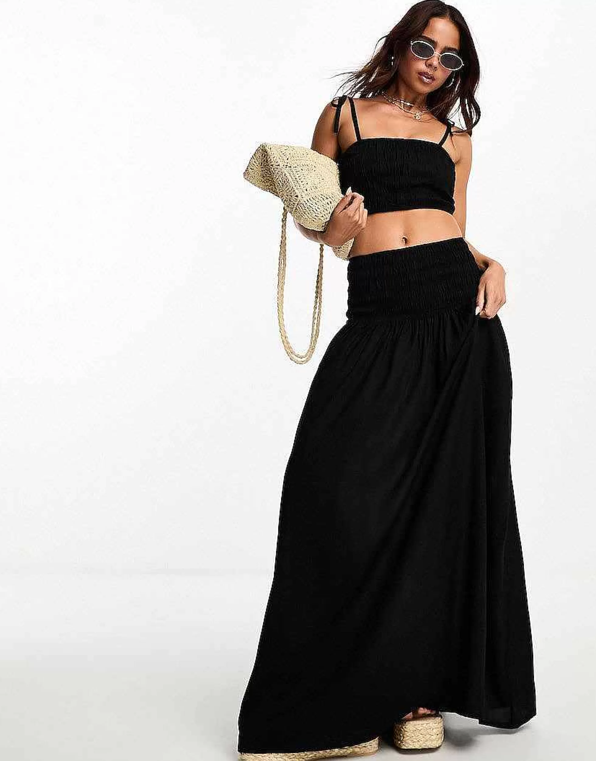 Women Esmée Esmee Exclusive Beach Shirred Co-Ord