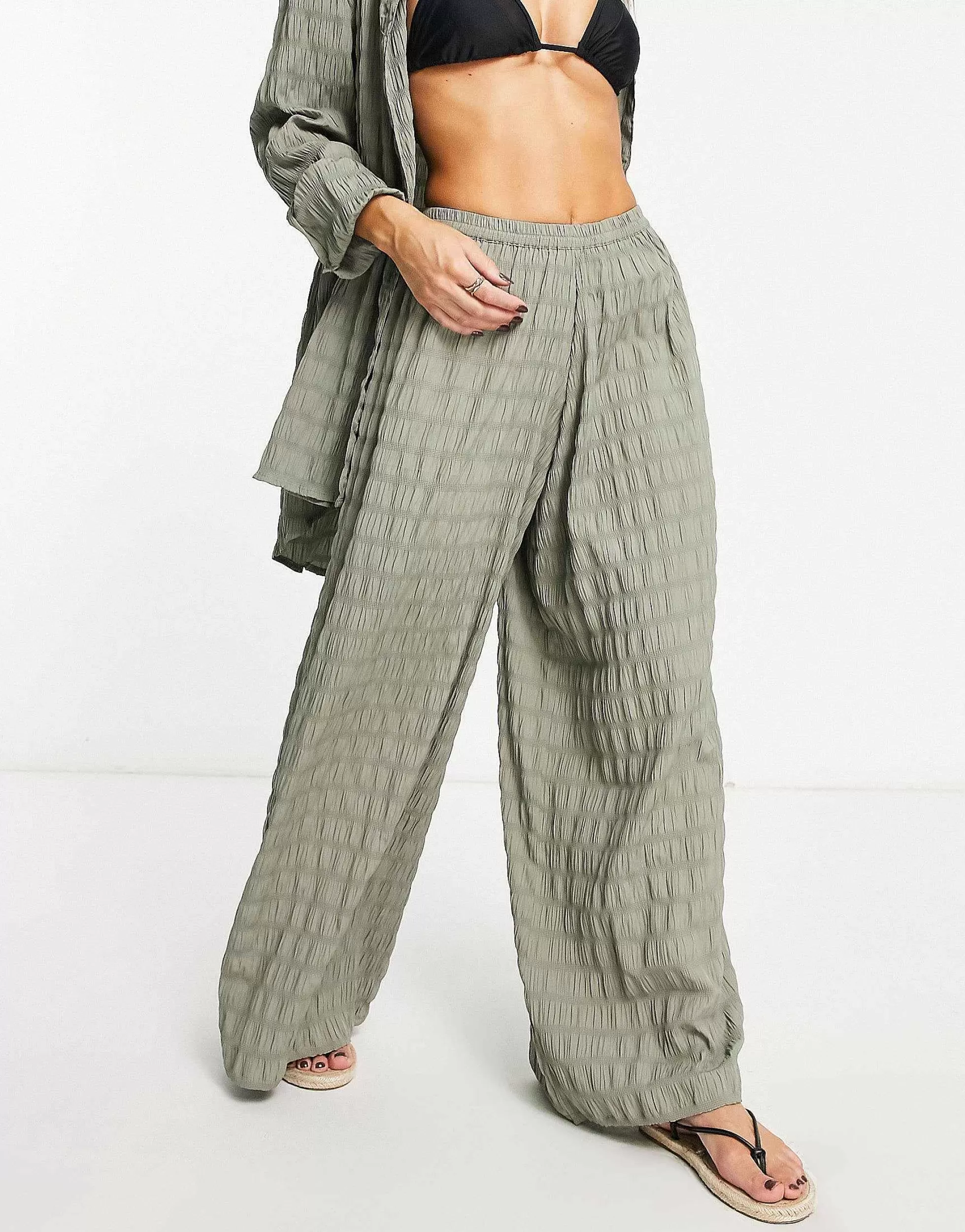 Women Esmée Esmee Exclusive Textured Co-Ord In Aloe