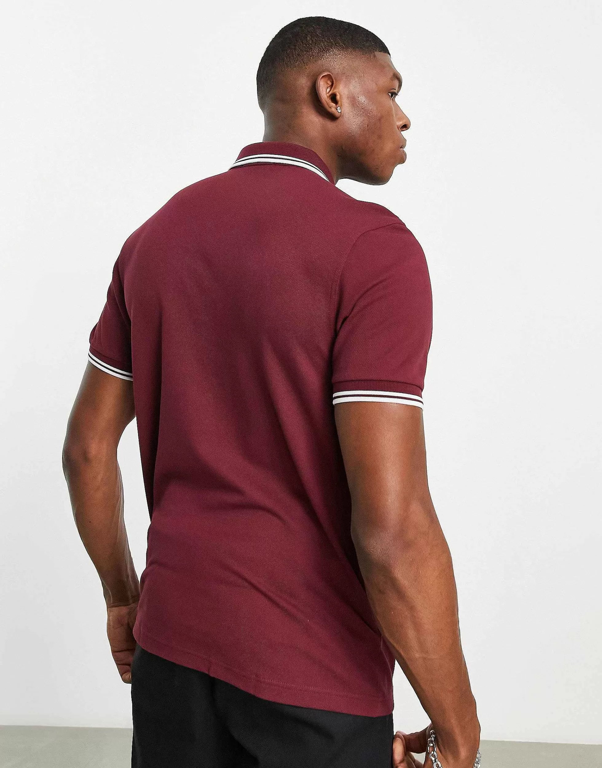 Men Fred Perry Twin Tipped Logo Polo In