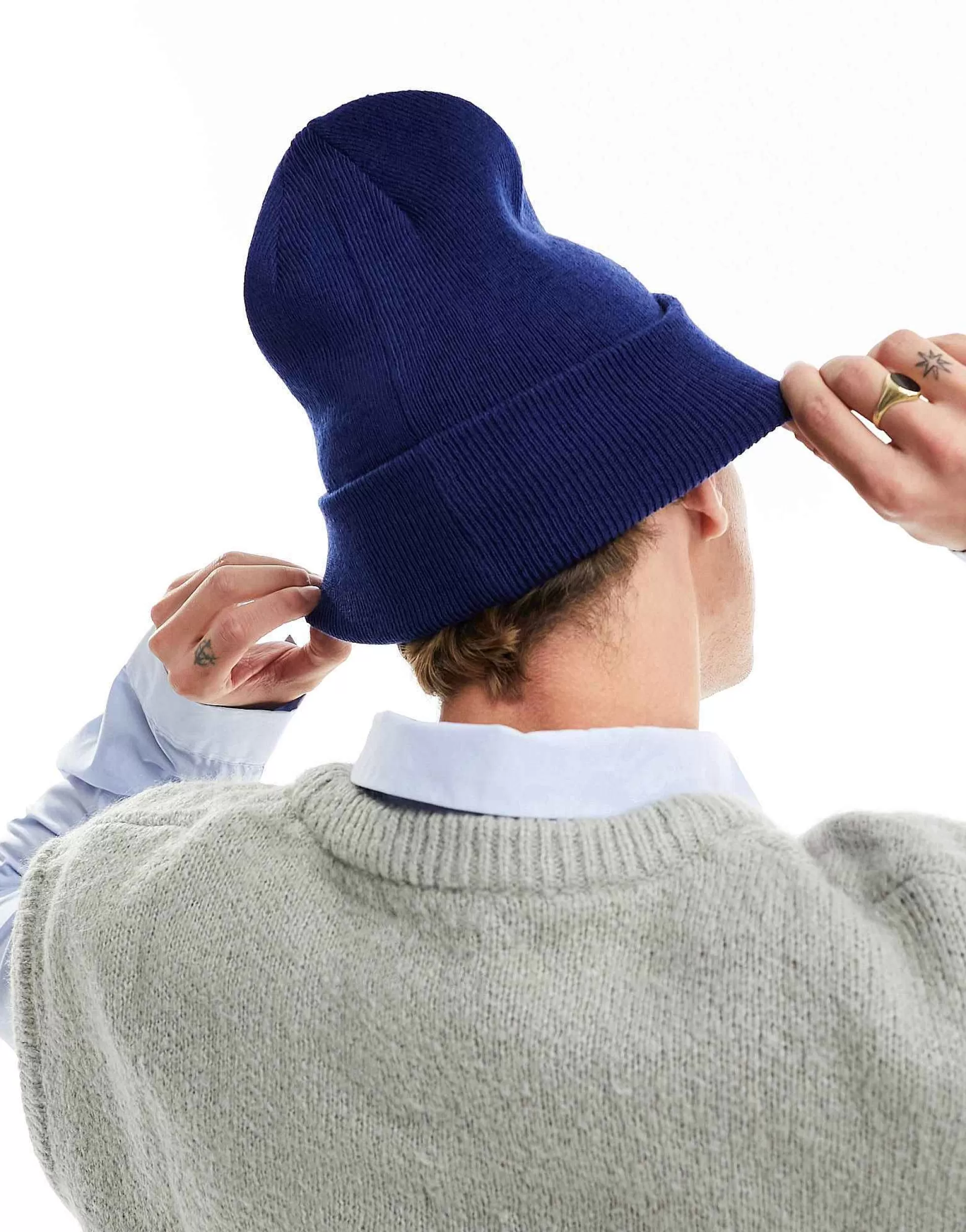 Men G-Star Effo Beanie In Blue