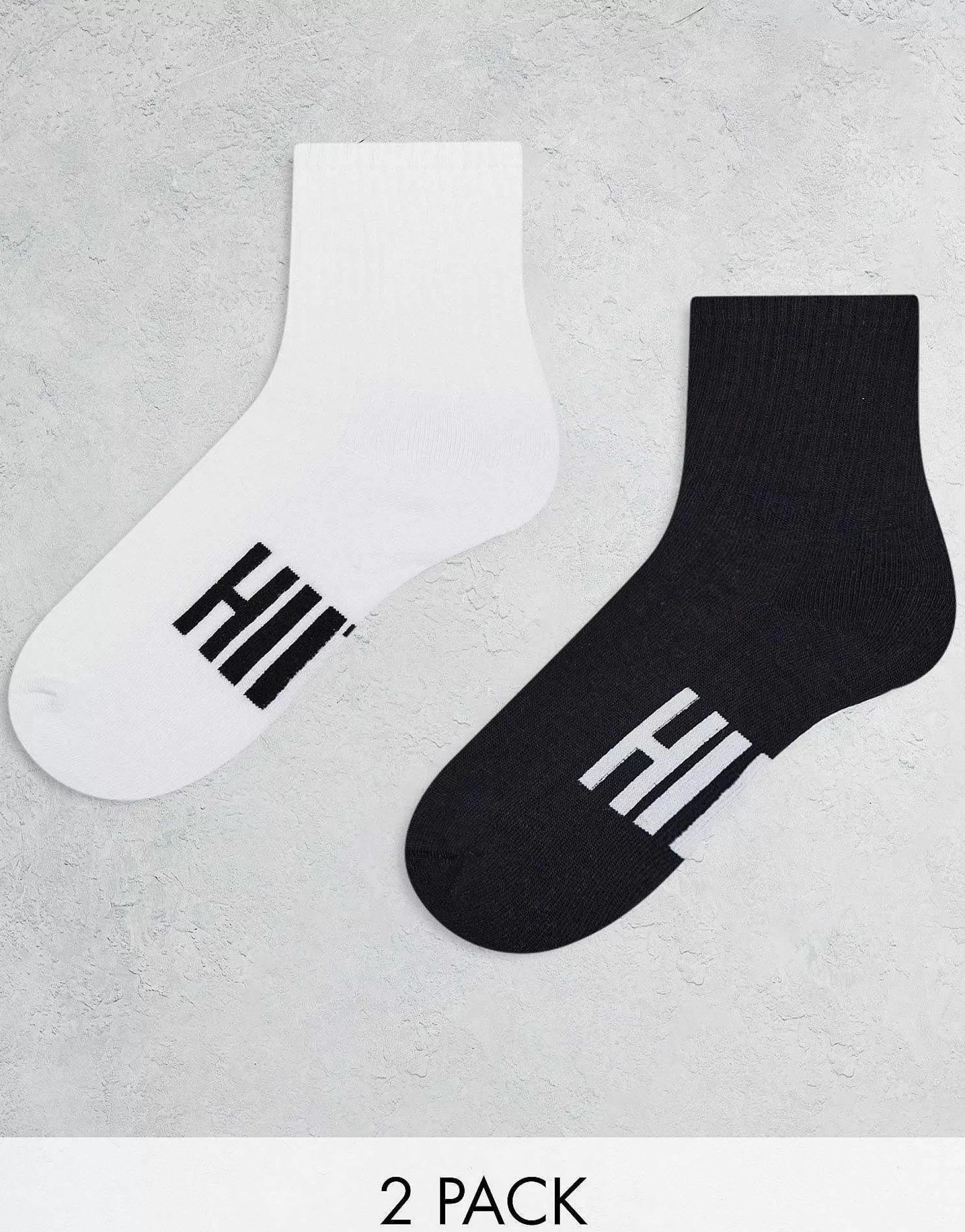 Women HIIT Crew Socks 2 Pack In Multi