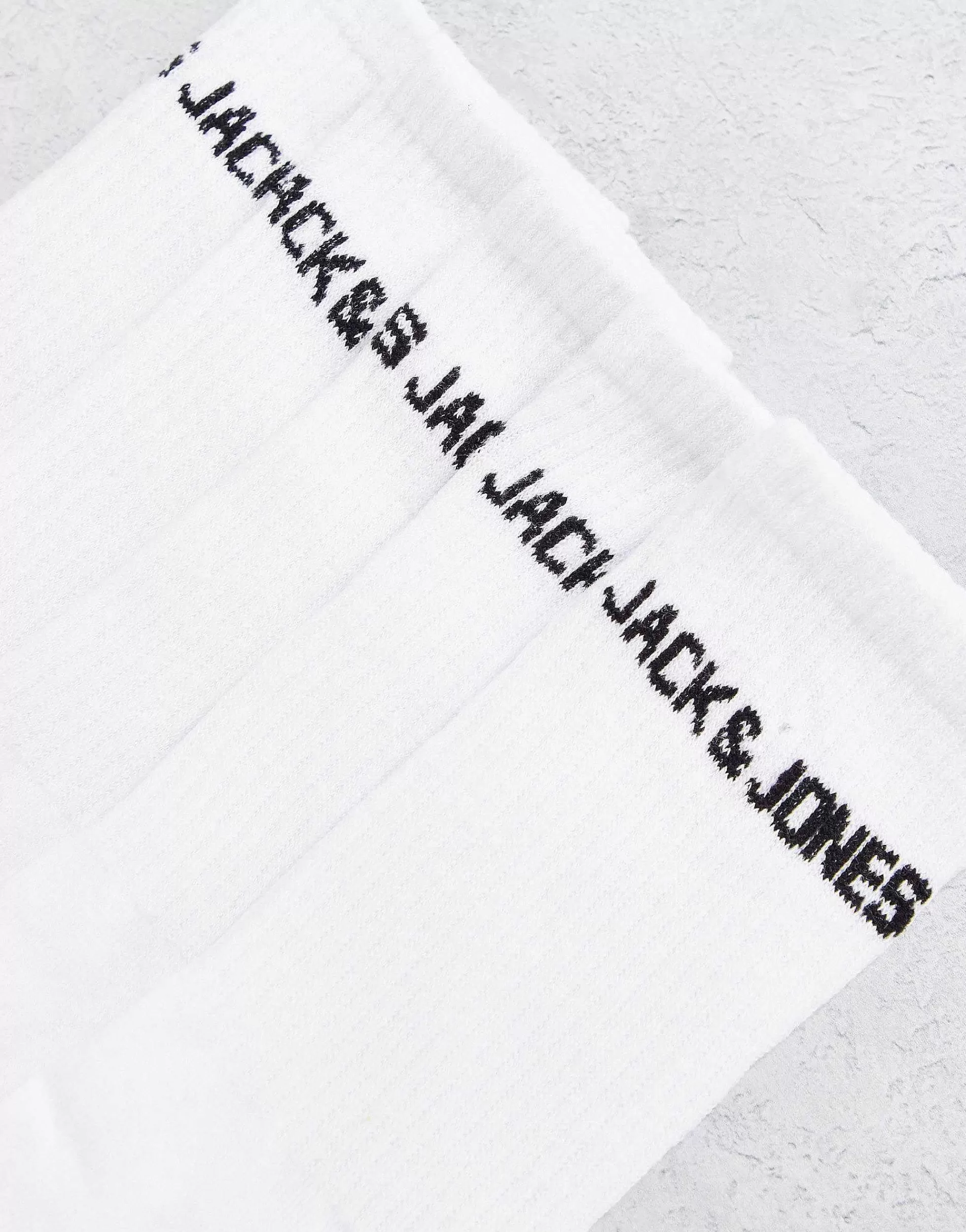 Men Jack & Jones 5 Pack Logo Sports Socks In