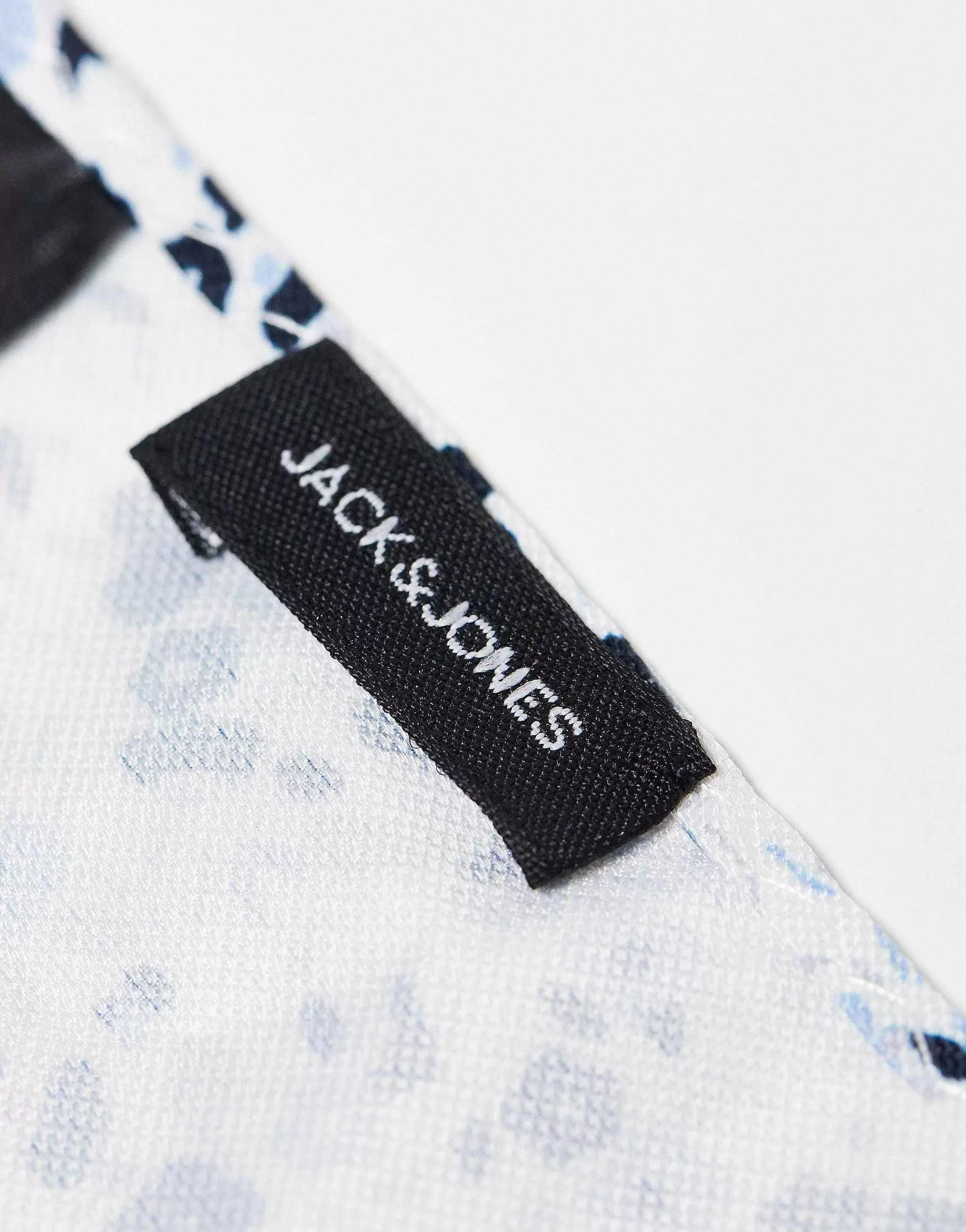 Men Jack & Jones Beige Print Pocket Square