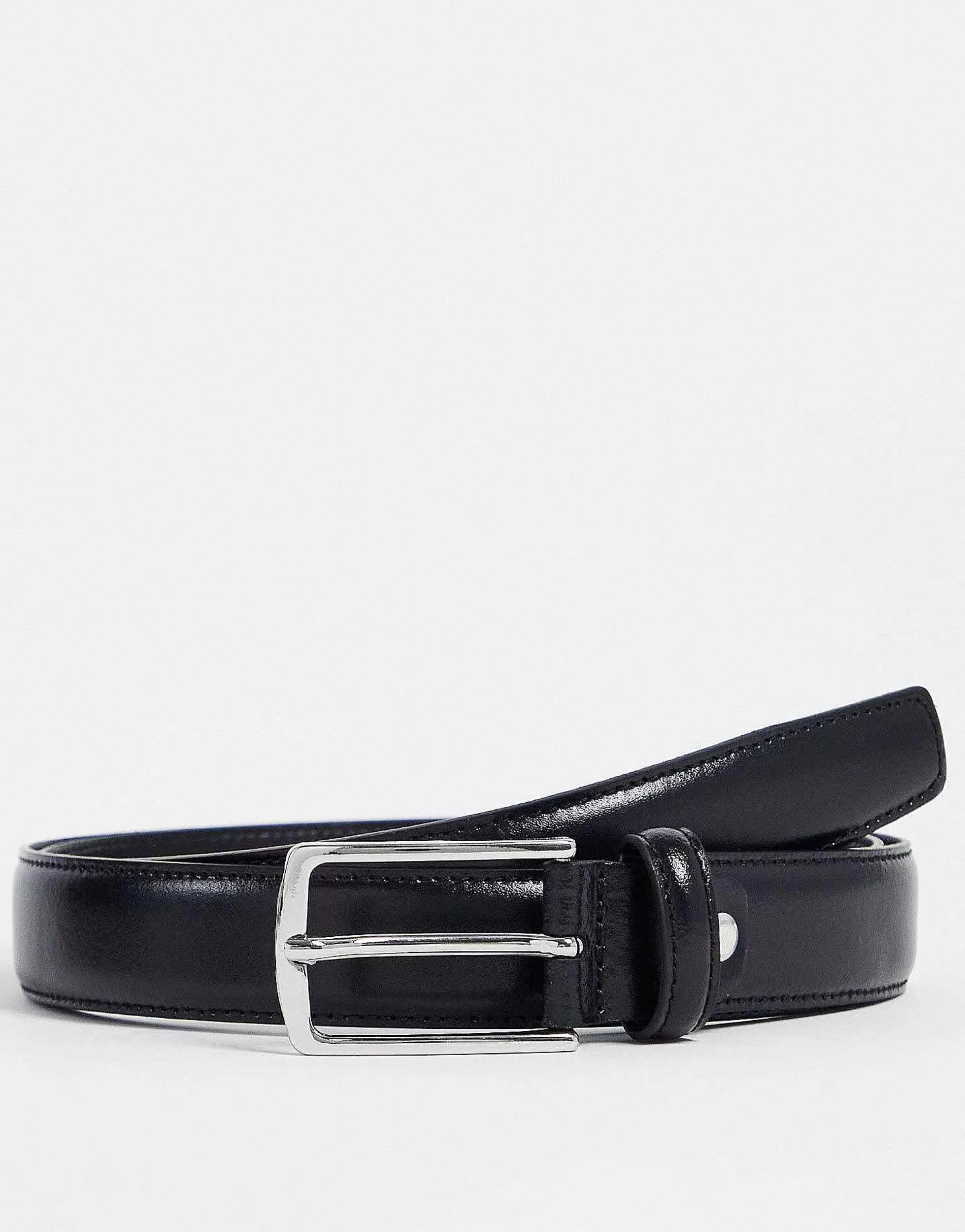 Men Jack & Jones Premium Leather Belt In