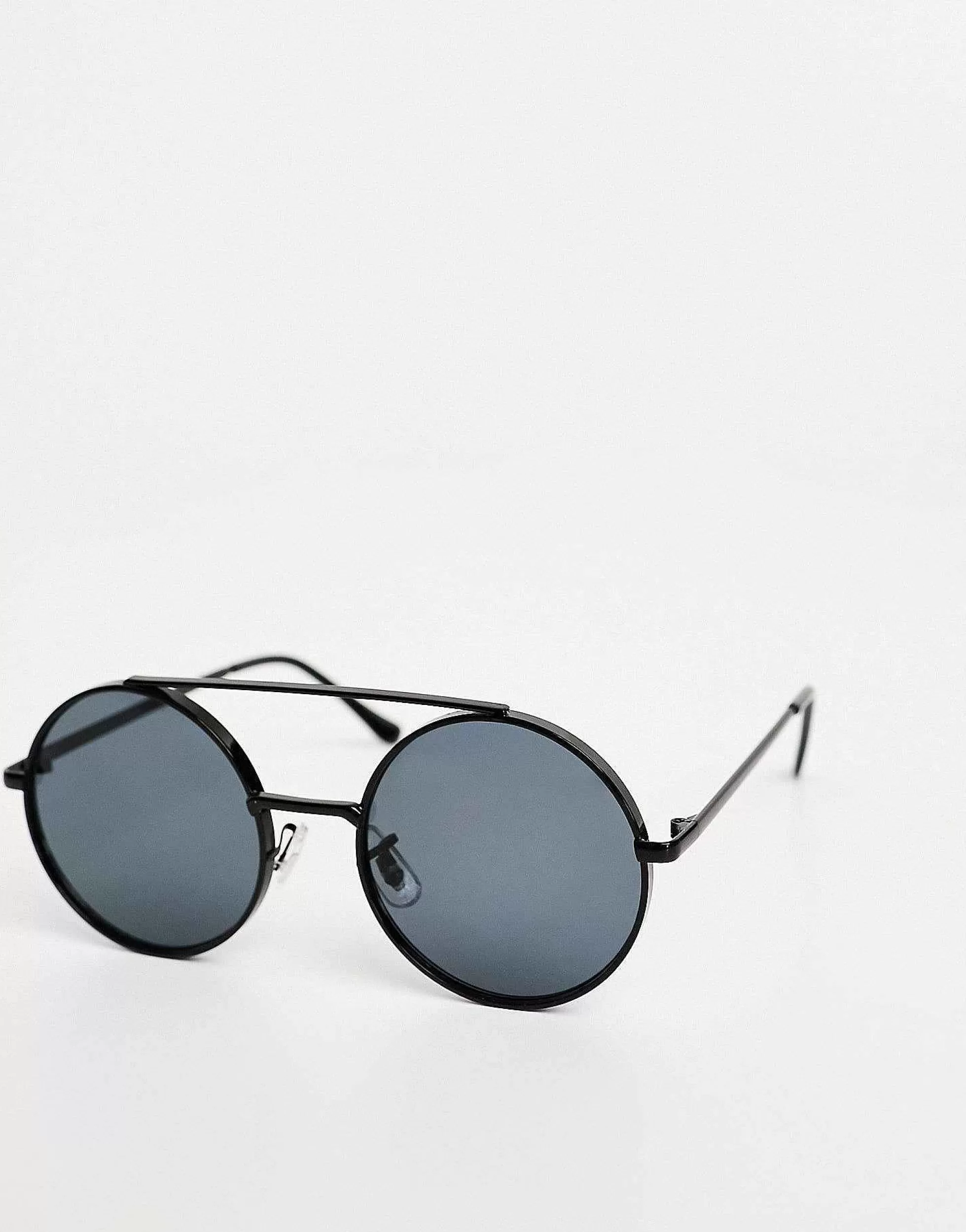 Men Jack & Jones Round Sunglasses With Metal Frame In