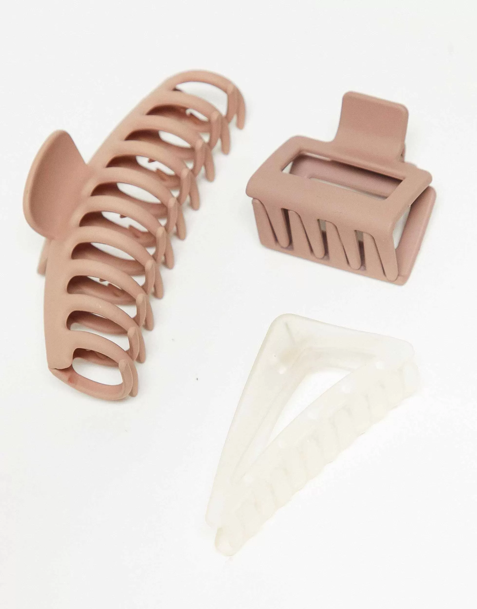Women Kitsch Assorted Claw Clip 3Pc - Oversized Claw