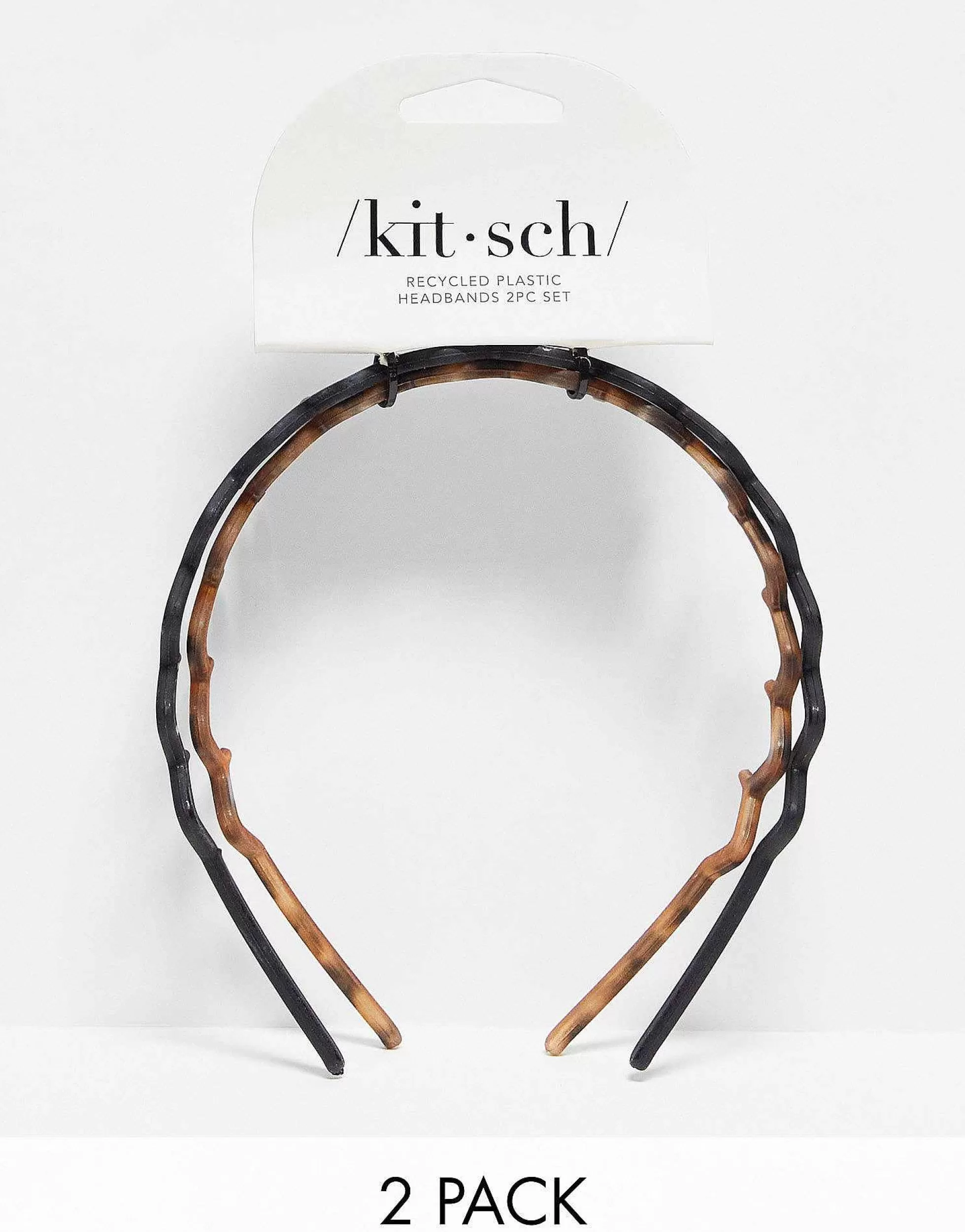 Women Kitsch Zig Zag Headband 2 Pack