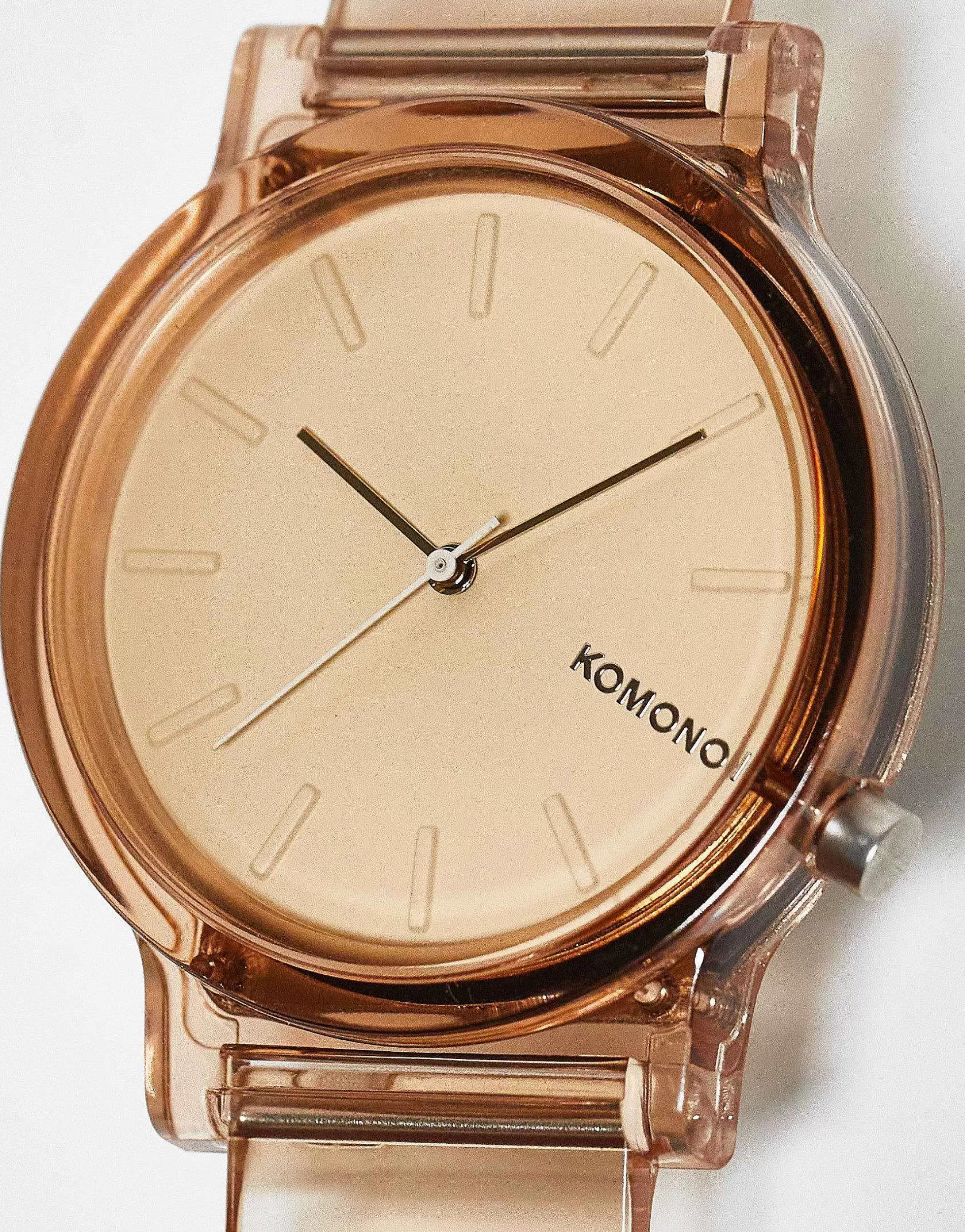 Men Komono Mono Clear Watch In Blossom