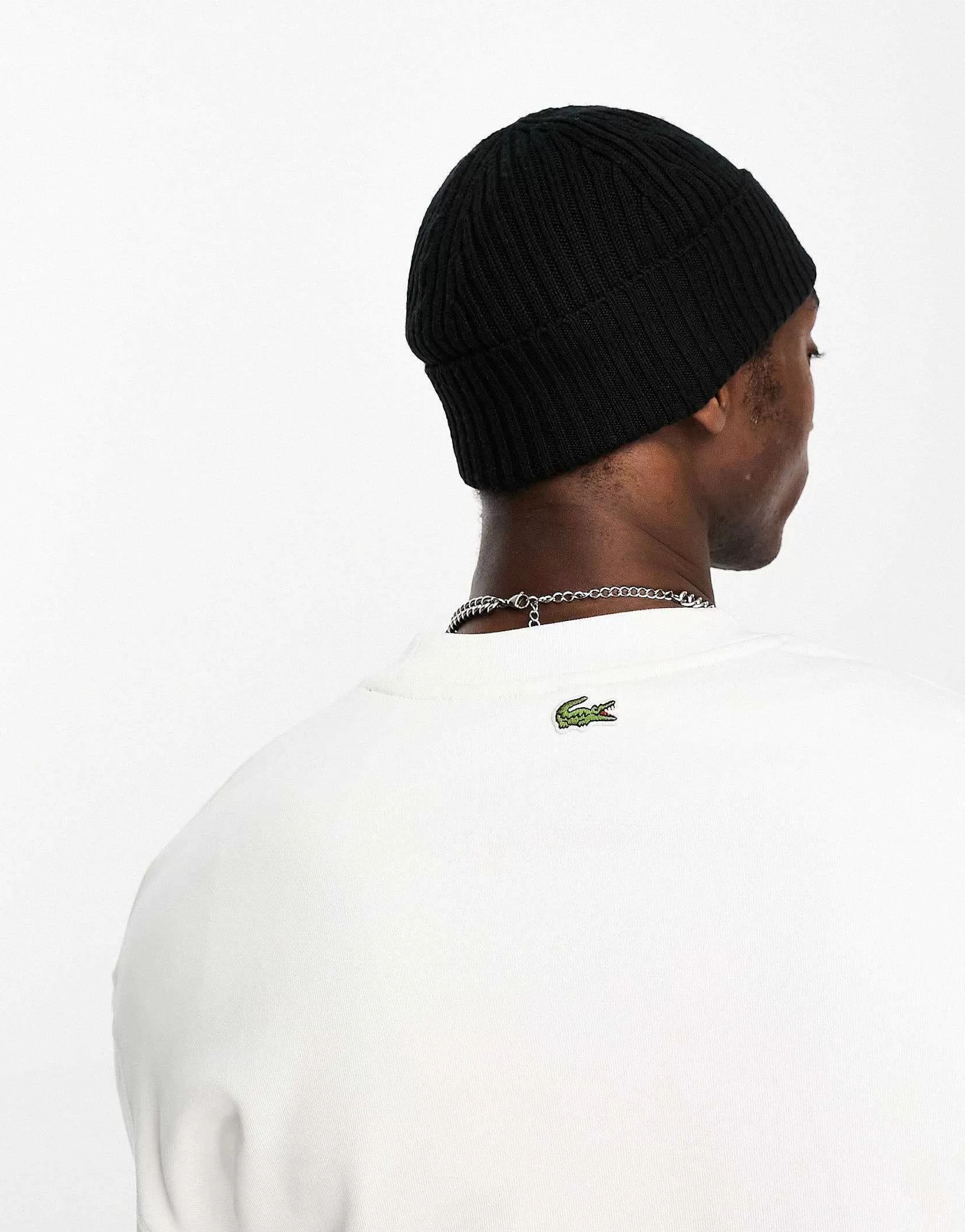 Men Lacoste Essentials Beanie In