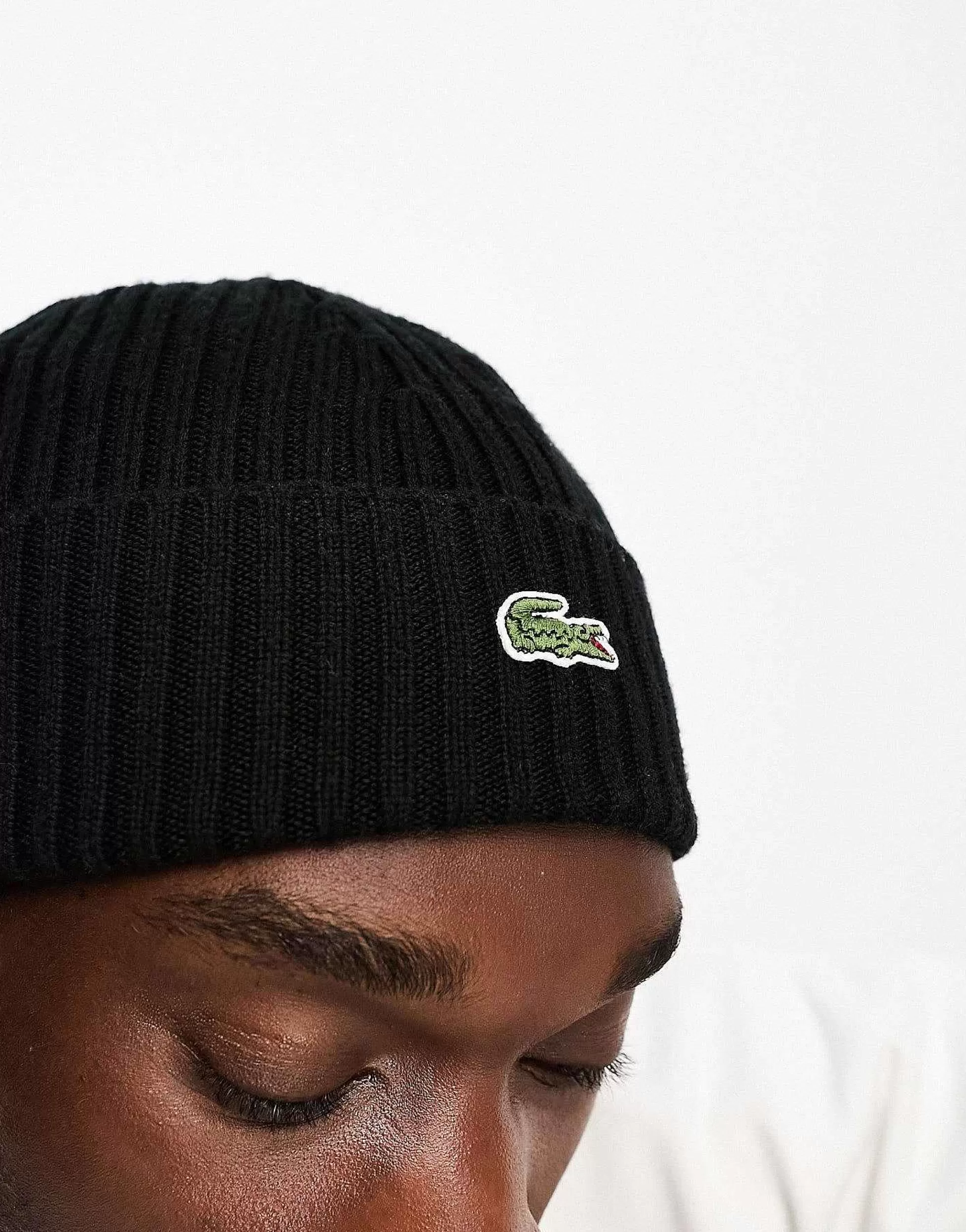 Men Lacoste Essentials Beanie In