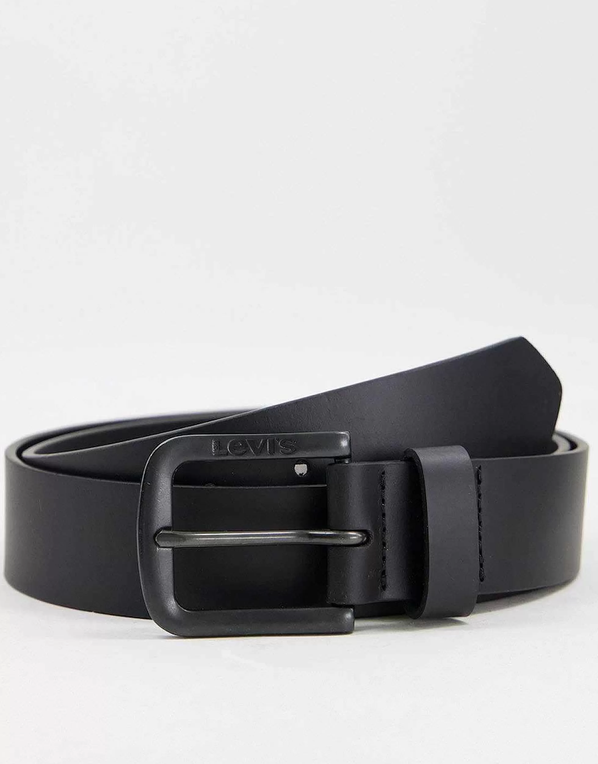 Men Levi's Seine Metal Leather Belt In Matter