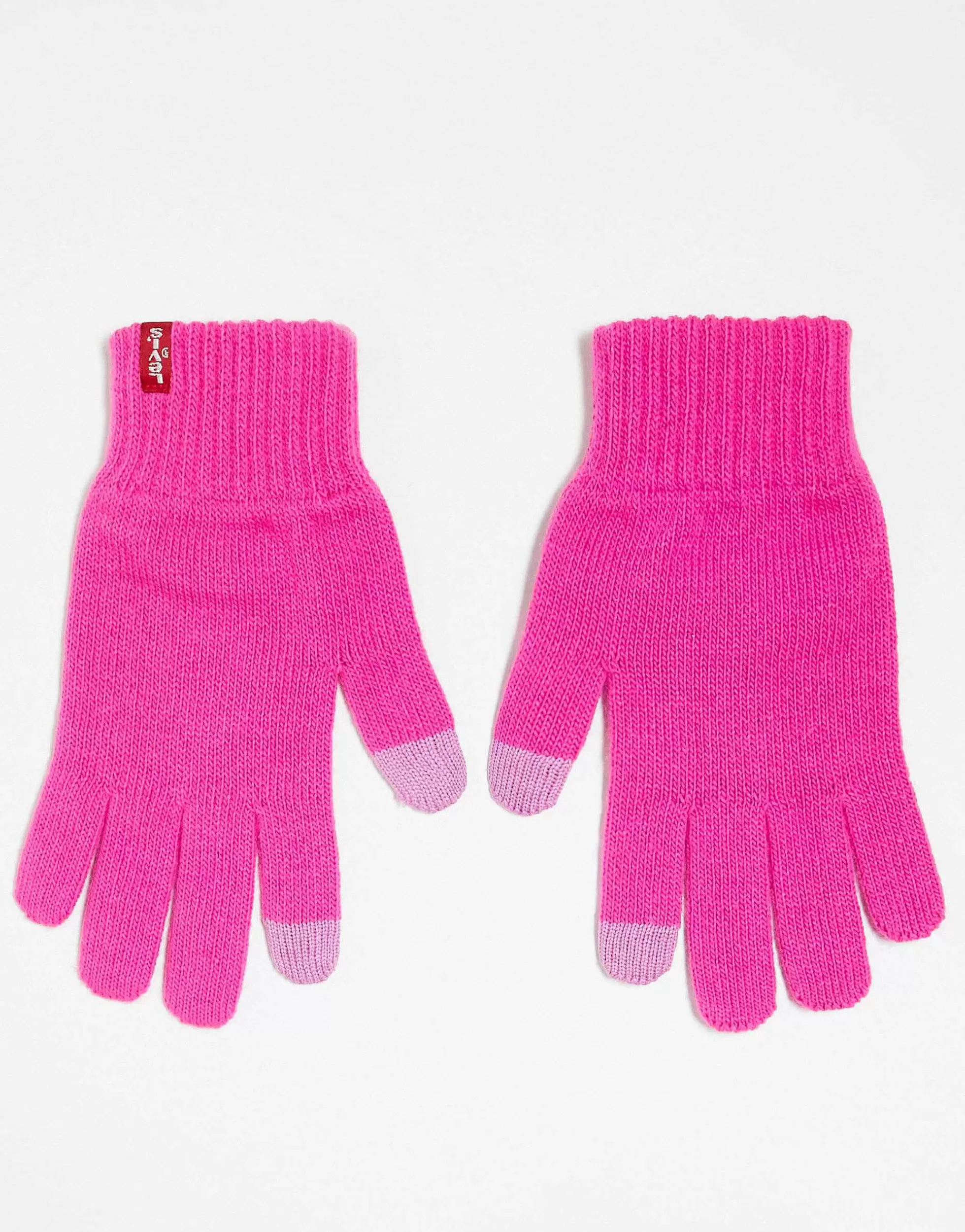 Women Levi's Touch Screen Gloves In Pink