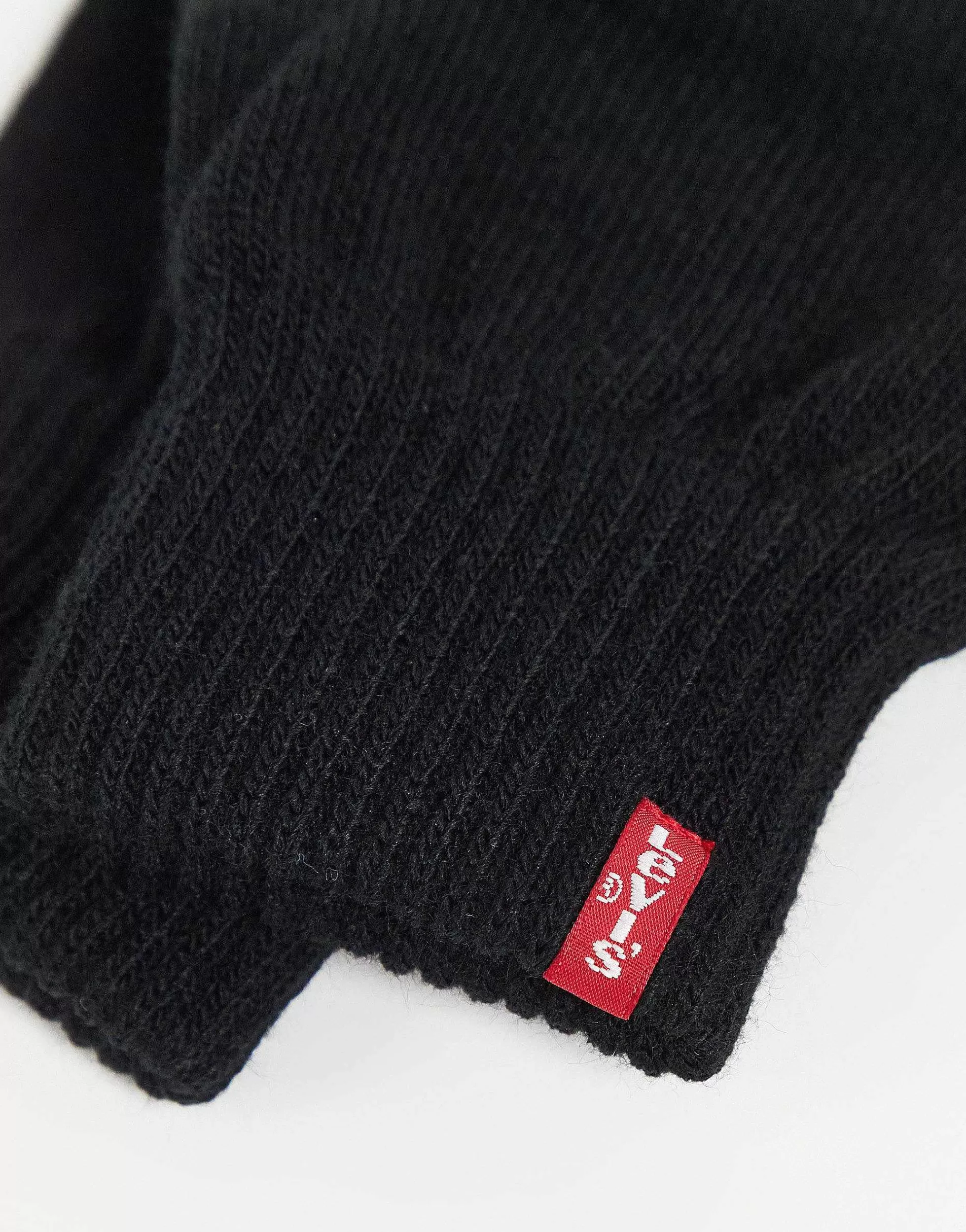 Men Levi's Touch Screen Gloves In With Red Tab