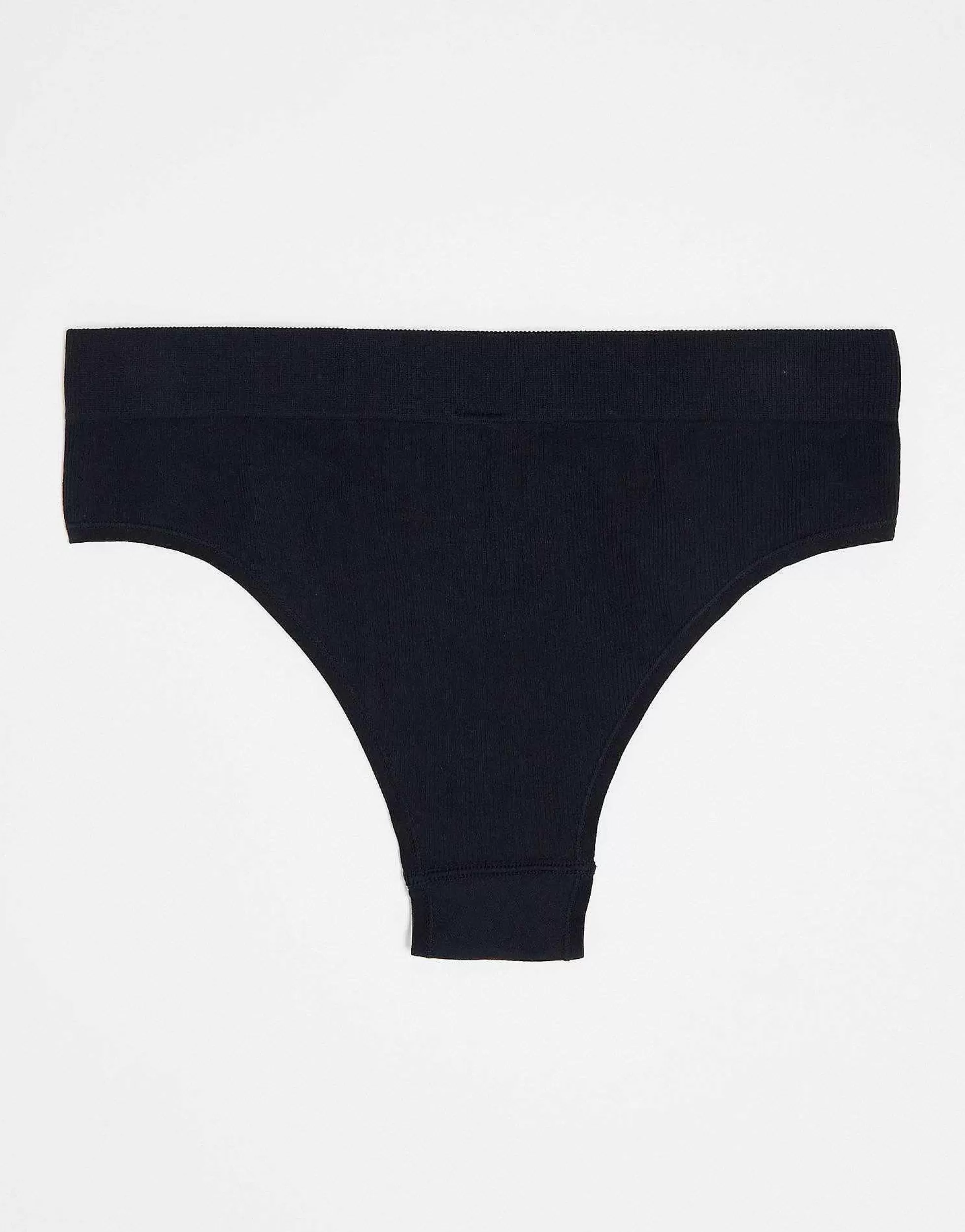 Women Lindex 3-Pack High Waist Seamless Ribbed Brazilian Brief In