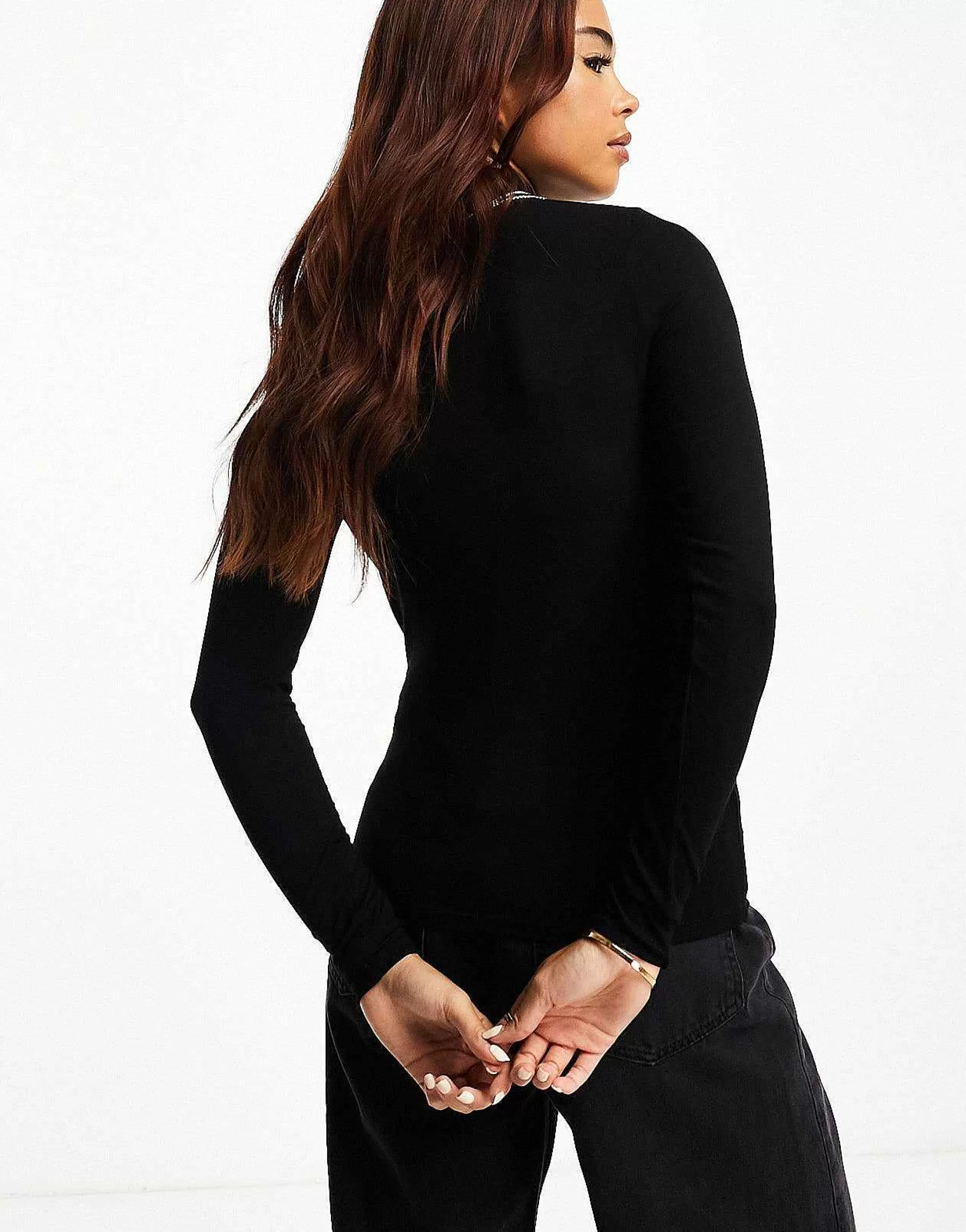 Women Miss Selfridge Funnel Neck Top Two Pack In