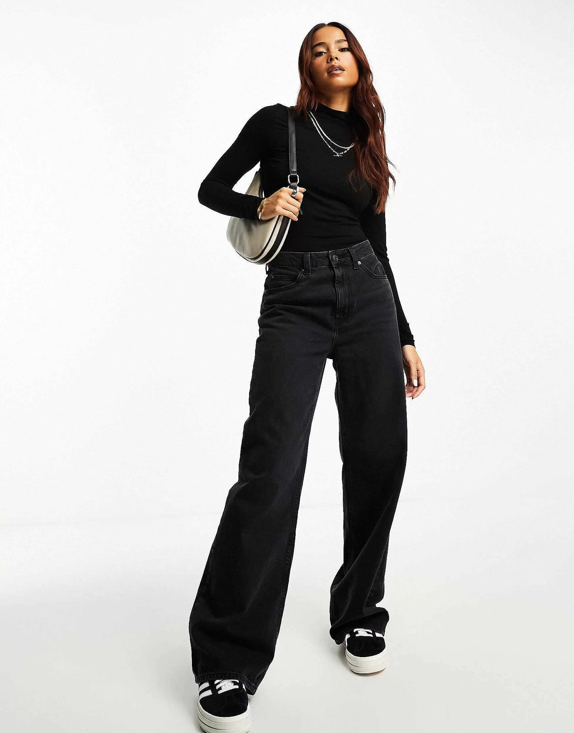 Women Miss Selfridge Funnel Neck Top Two Pack In