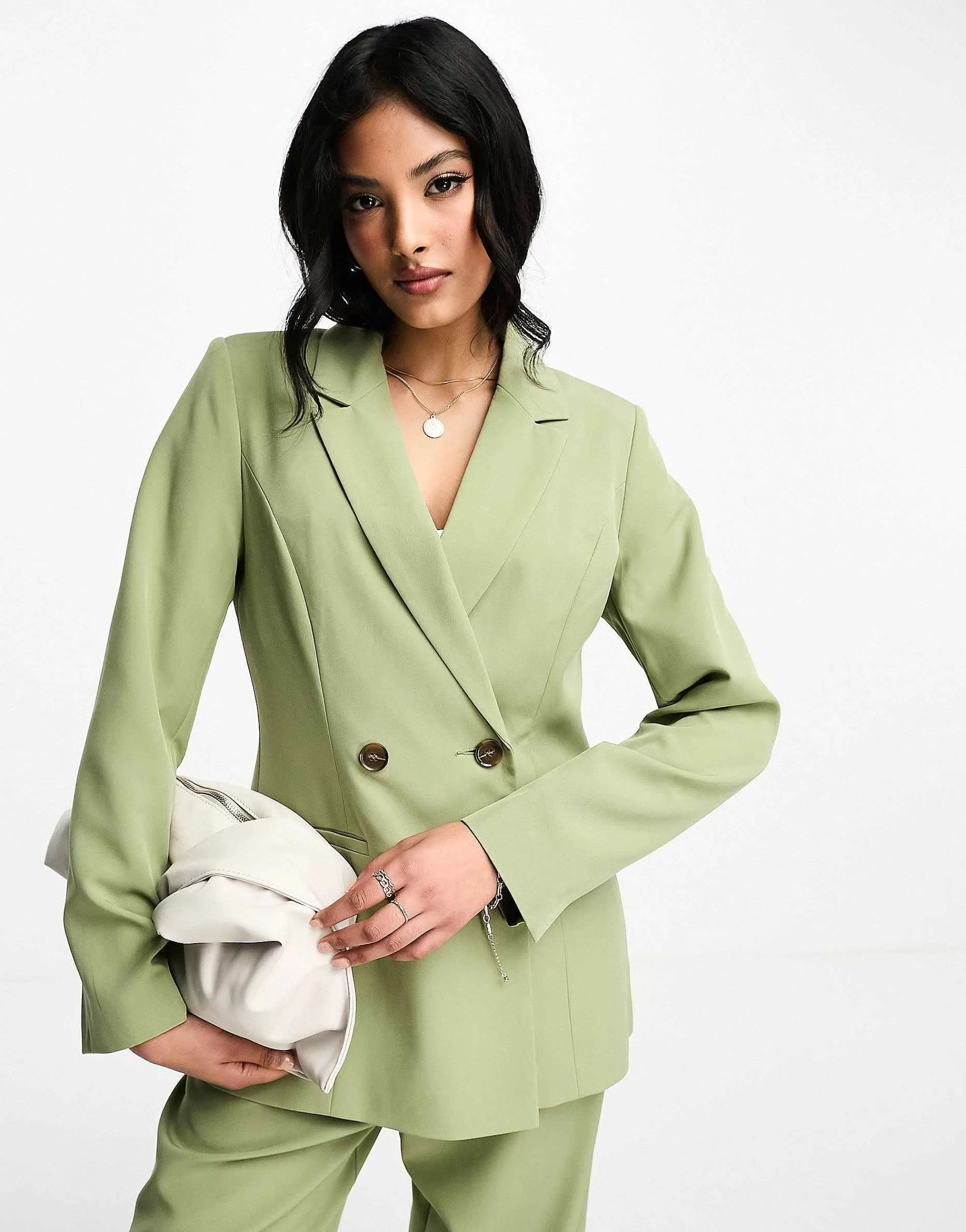 Women Miss Selfridge Oversized Double Breasted Blazer In
