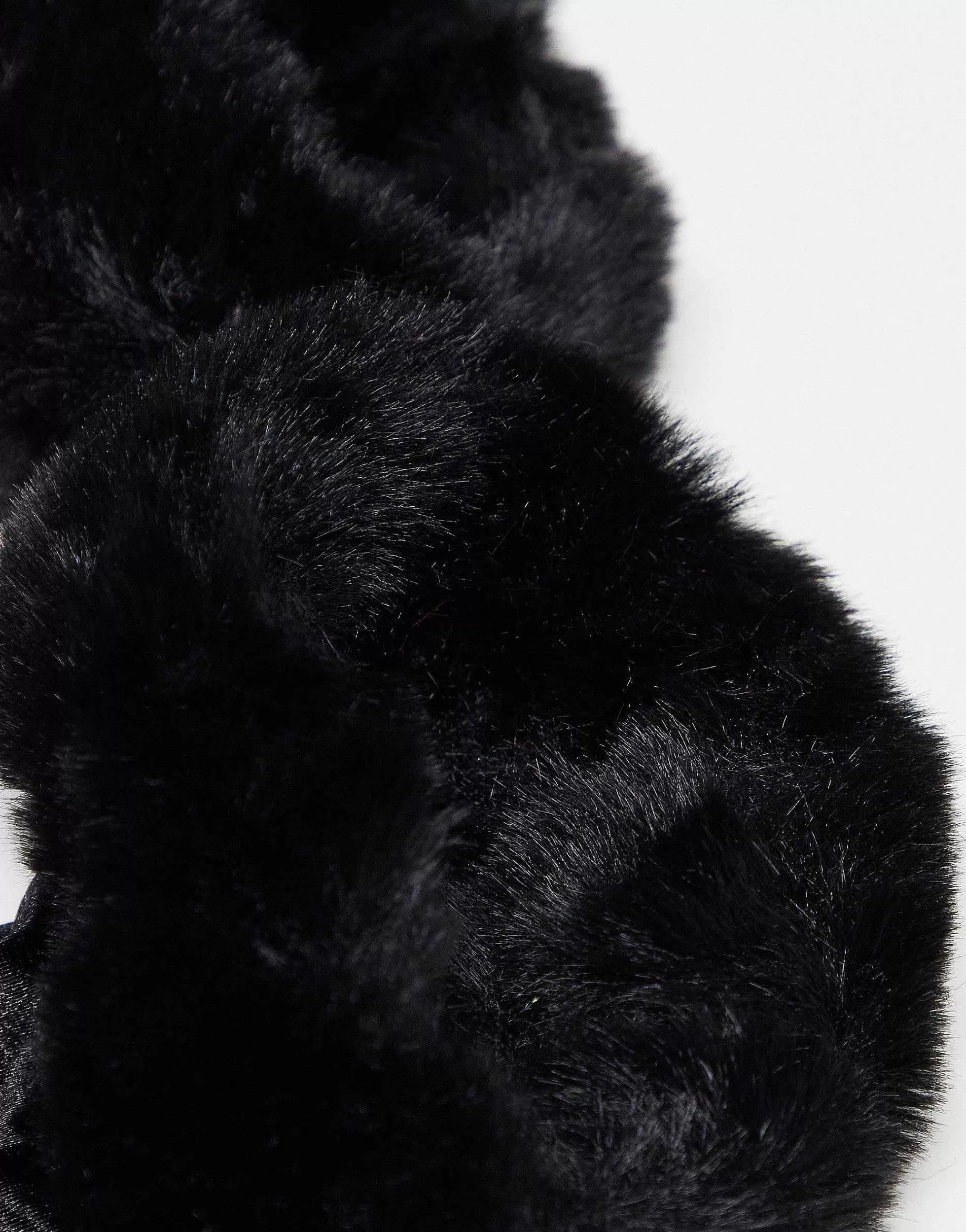 Women My Accessories Curve My Accessories London Curve Halloween Elbow Length Gloves In With Faux Fur