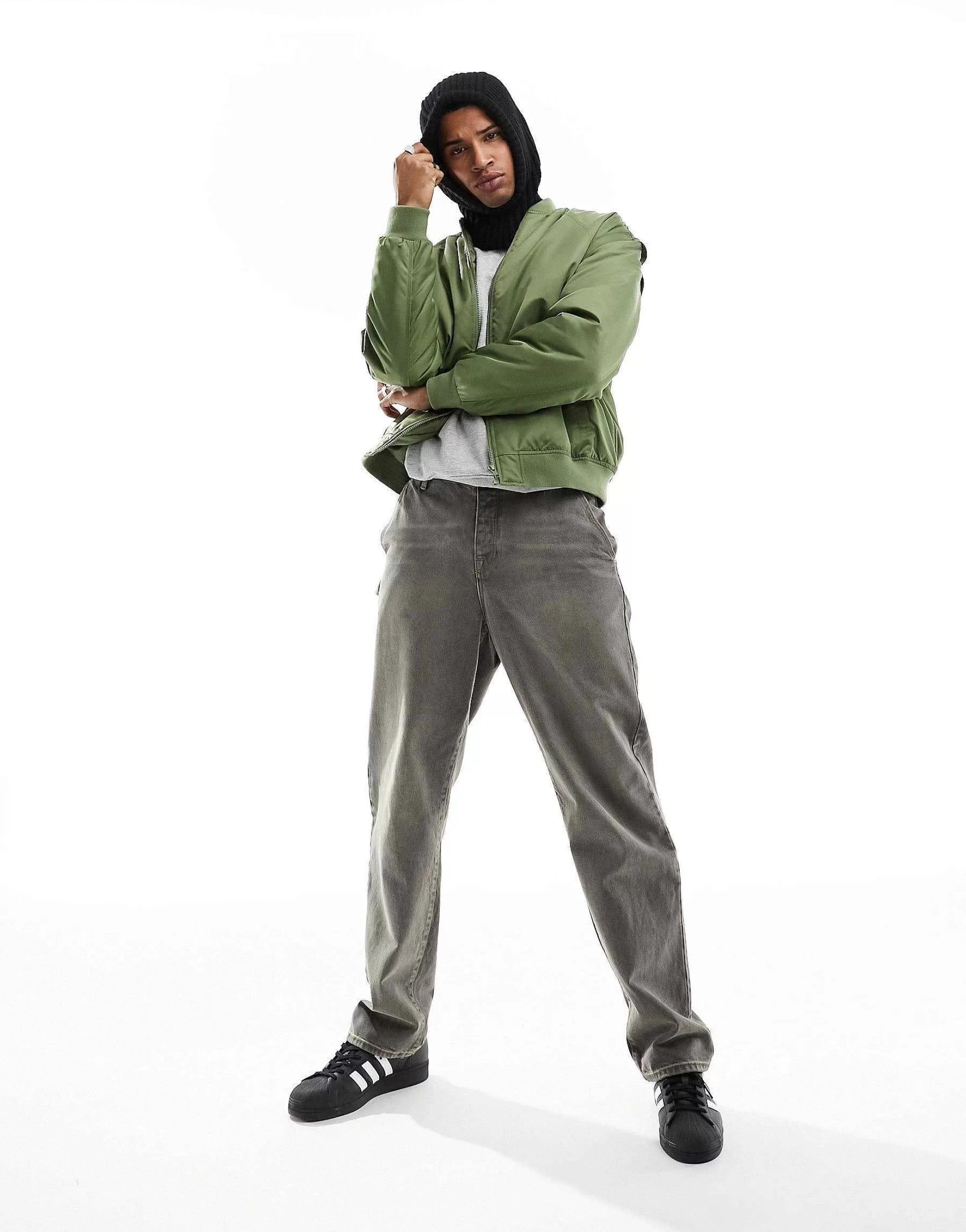 Men My Accessories Man Knitted Loose Balaclava In