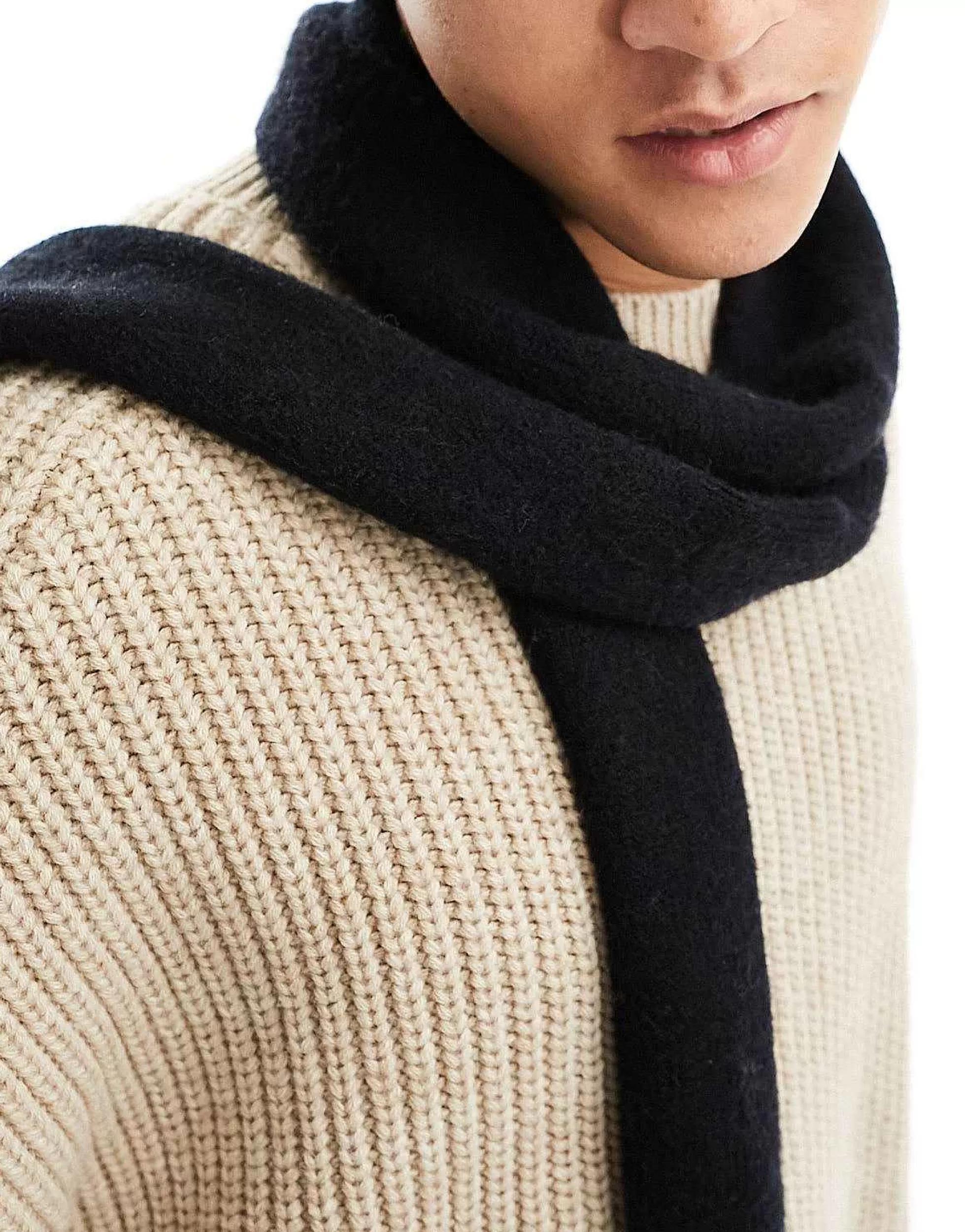 Men My Accessories Man Skinny Scarf In