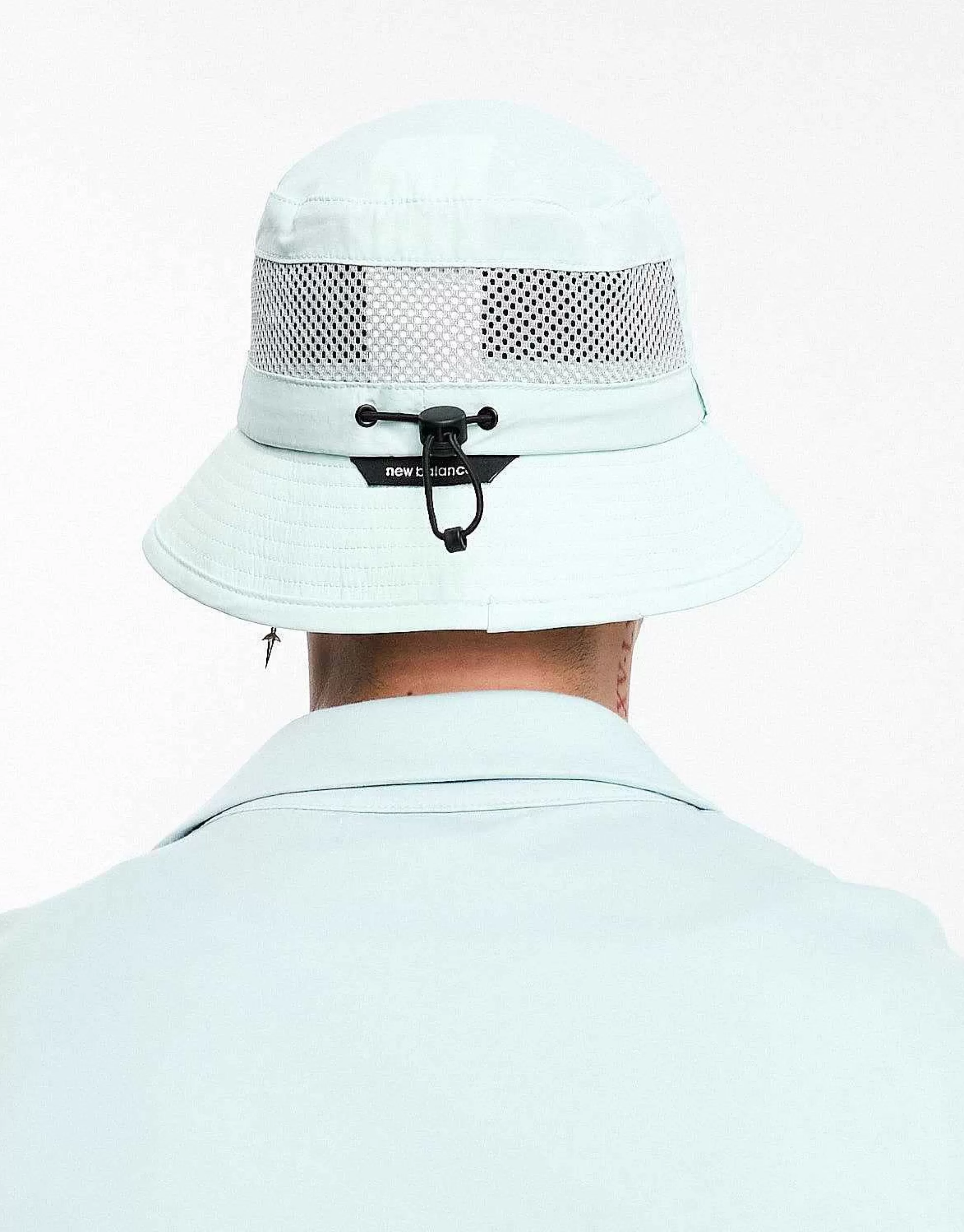 Men New Balance Bucket Hat With Logo In Mint