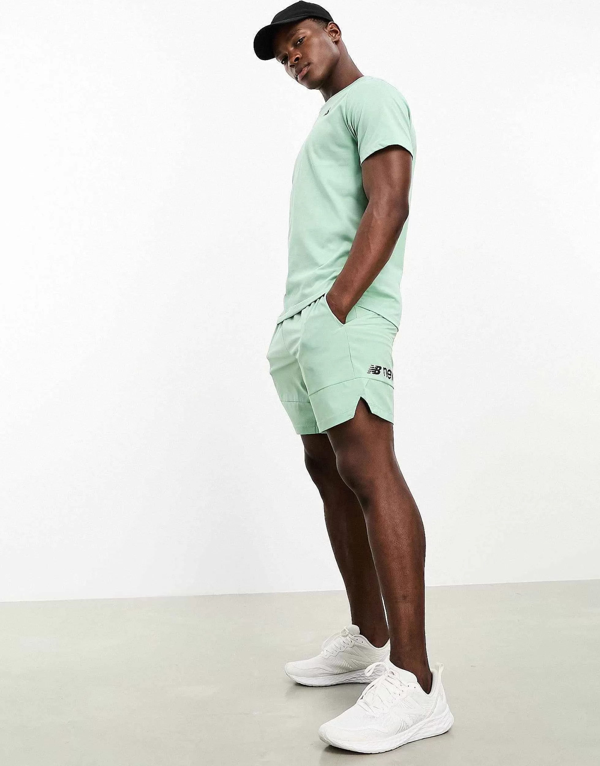 Men New Balance Tenancy Shorts In