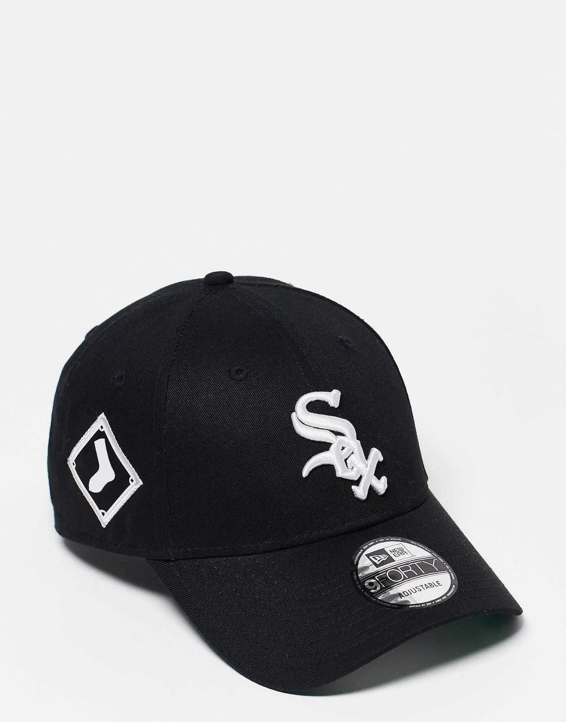 Women New Era 9Forty Boston White Sox Side Patch Unisex Cap In