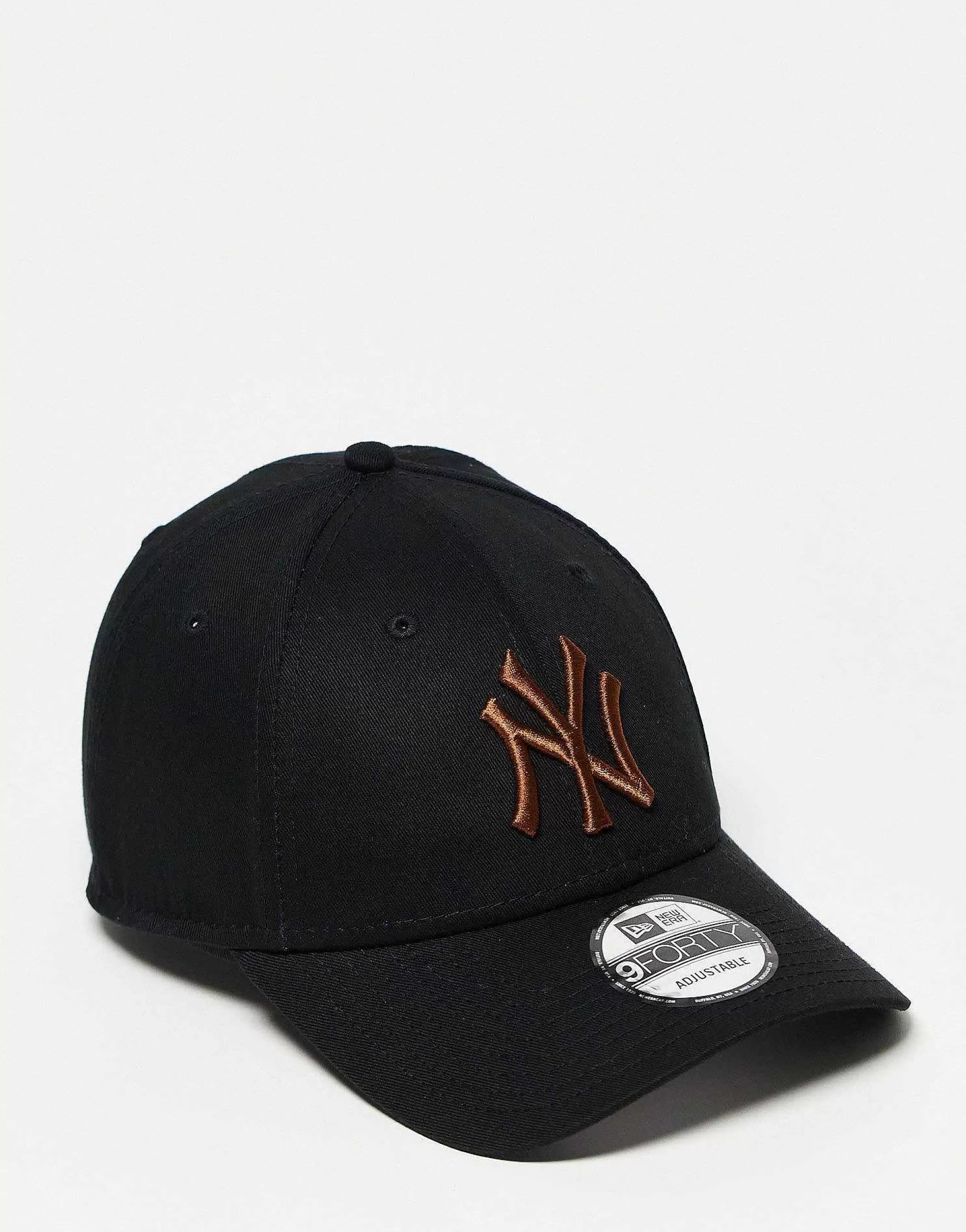 Women New Era 9Forty Ny Unisex Cap In And Orange Logo