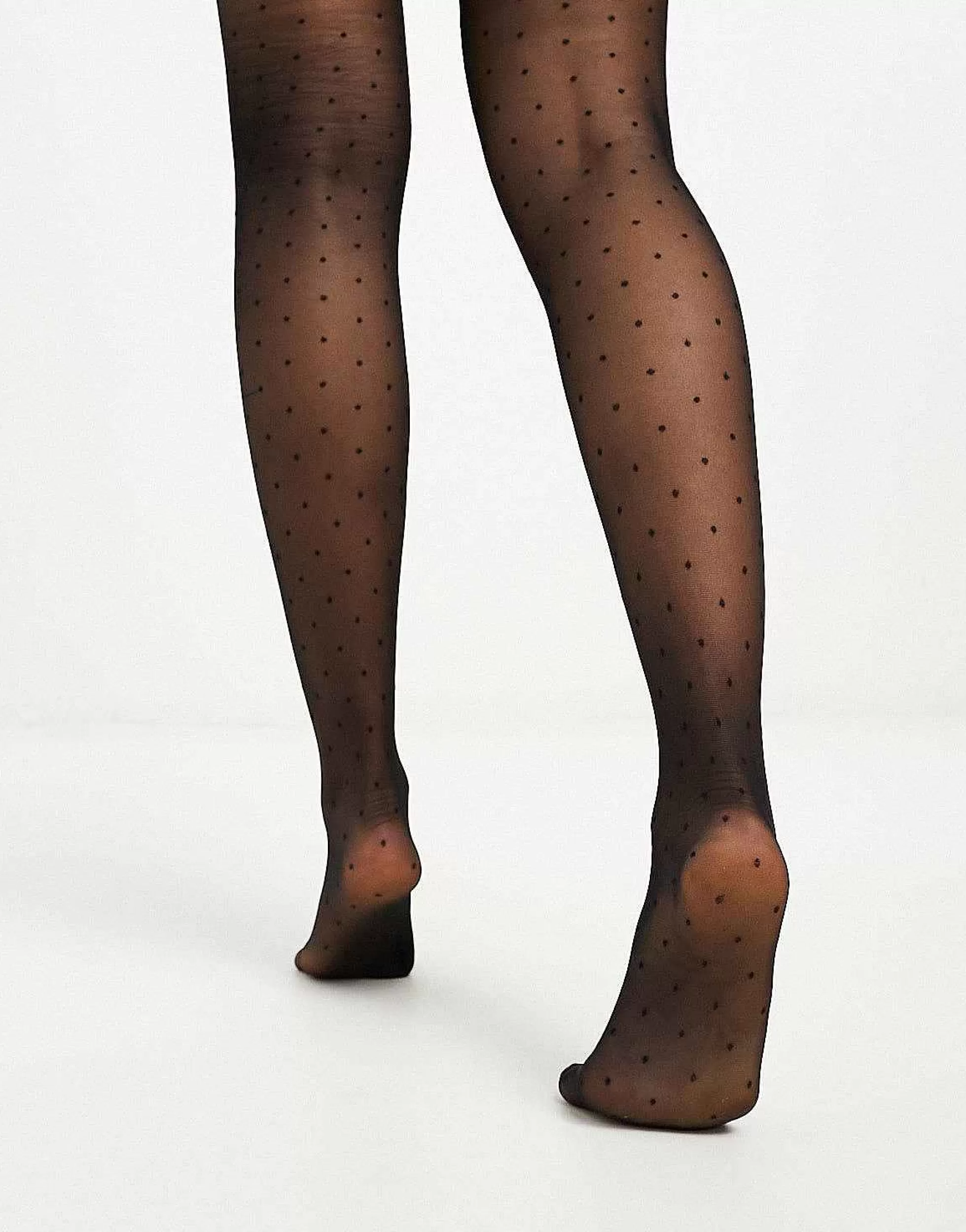 Women New Look Polka Dot Tights In