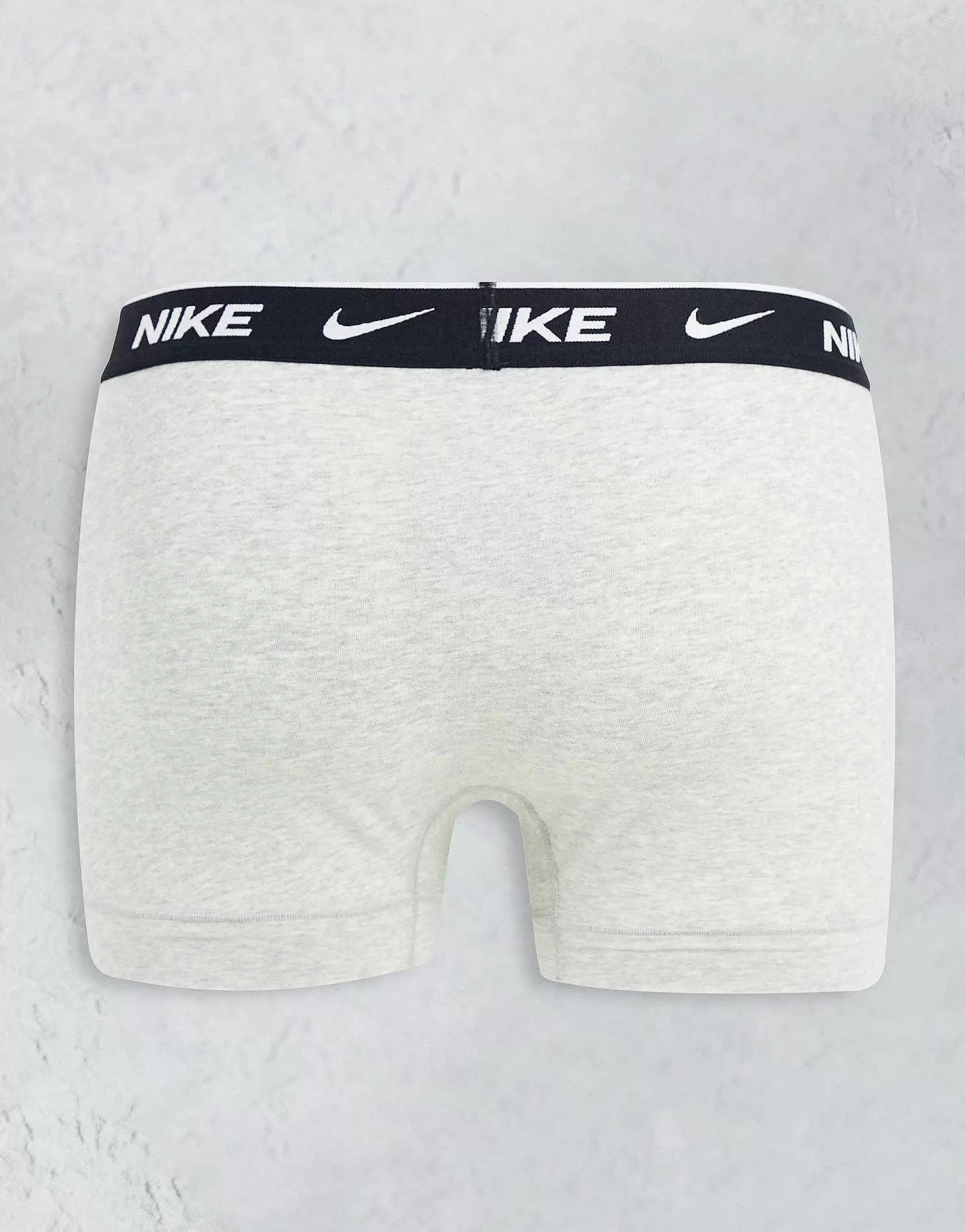Men Nike 3 Pack Cotton Stretch Trunks In Black/Grey/White