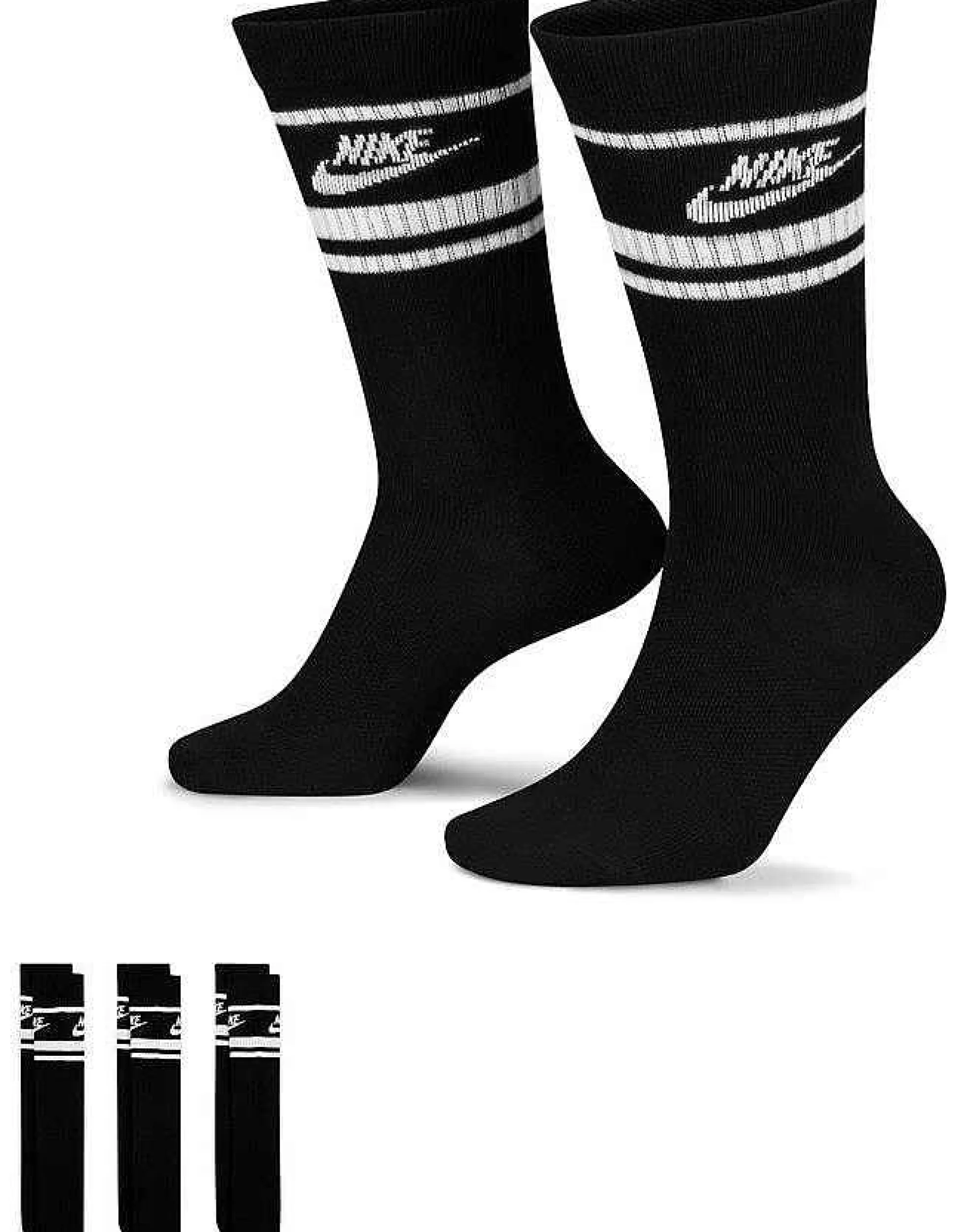 Men Nike Essential 3 Pack Socks In