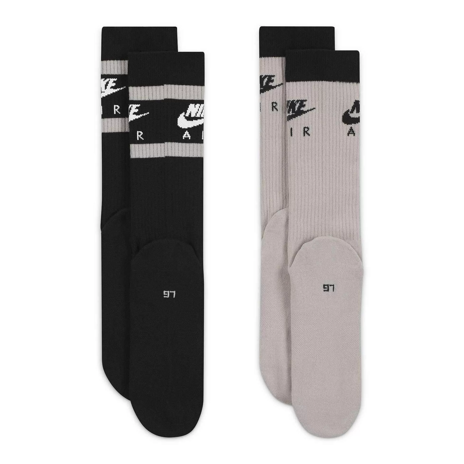 Women Nike Everyday Essential 2 Pack Socks In And Black