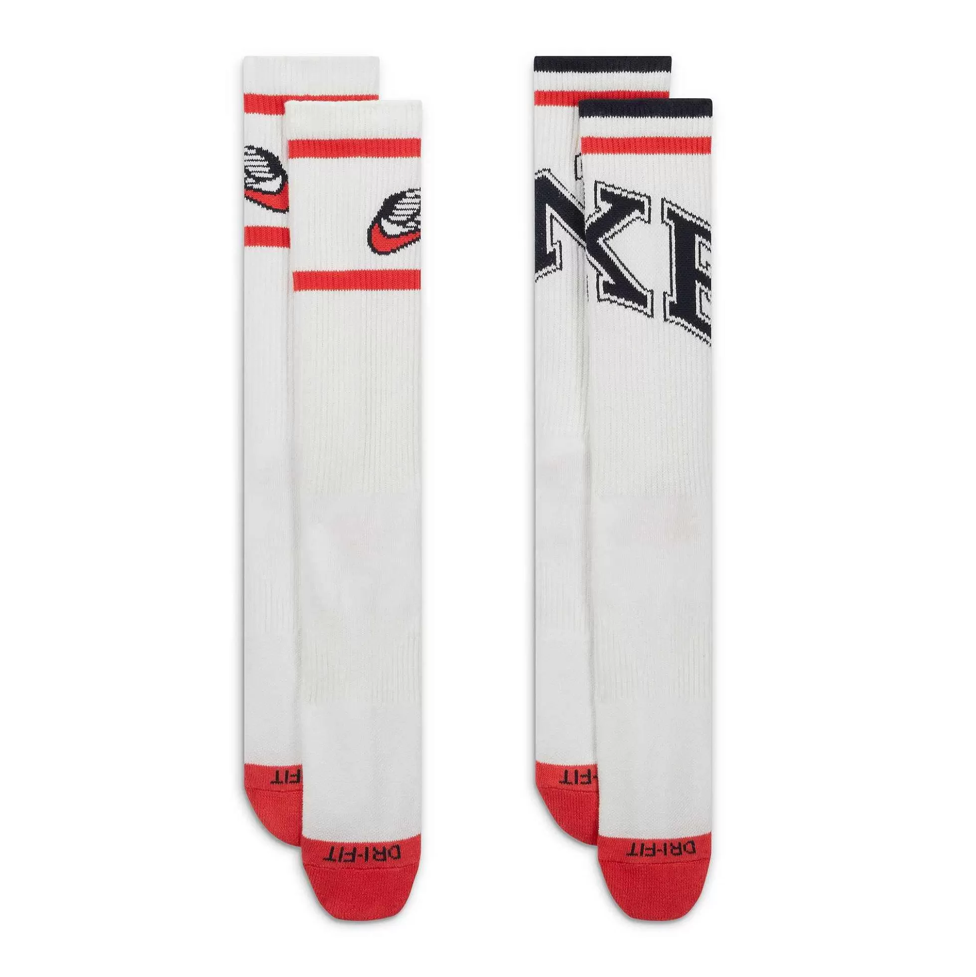 Women Nike Everyday Plus 2 Pack Socks In White