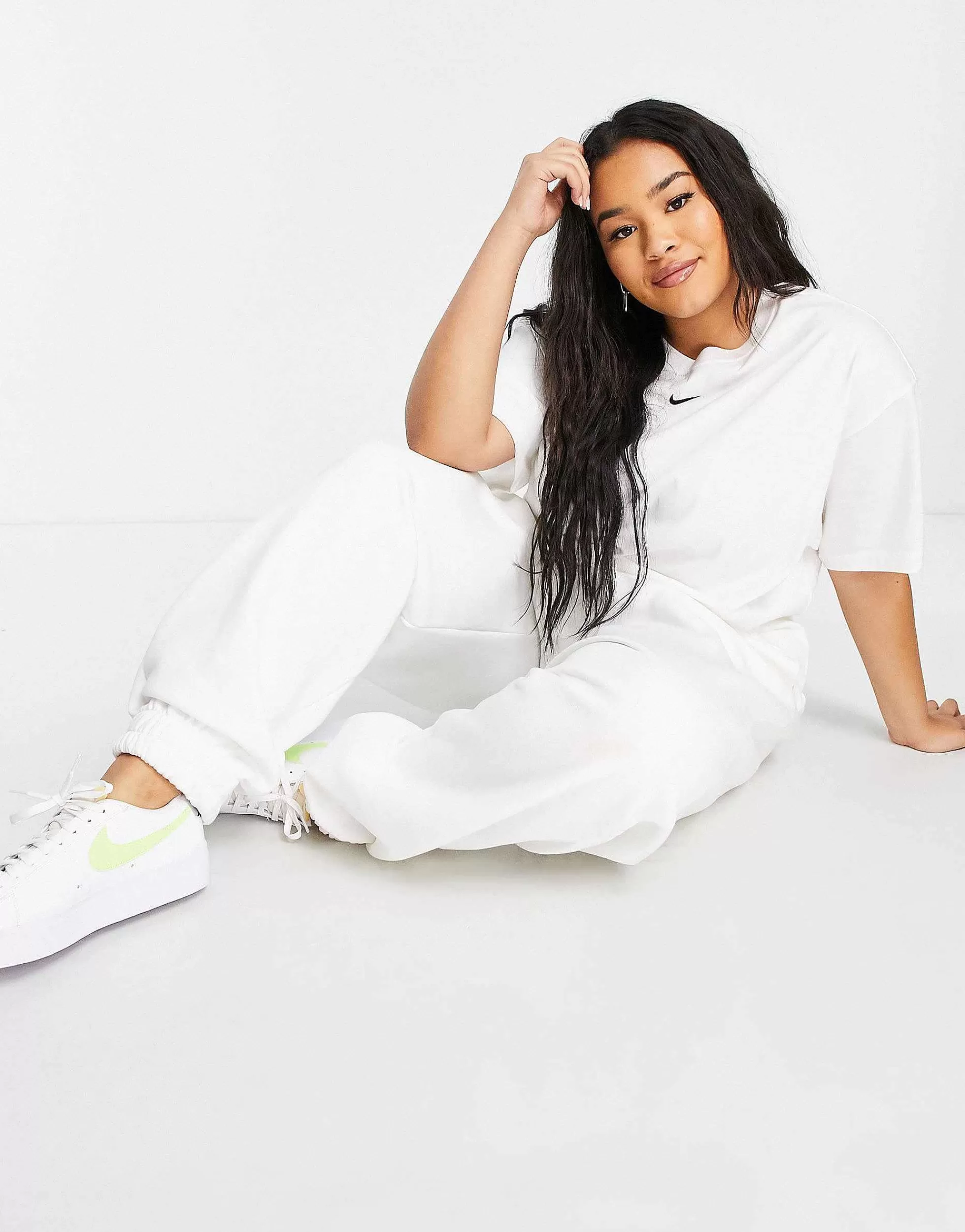 Women Nike Plus Central Swoosh Oversized T-Shirt In