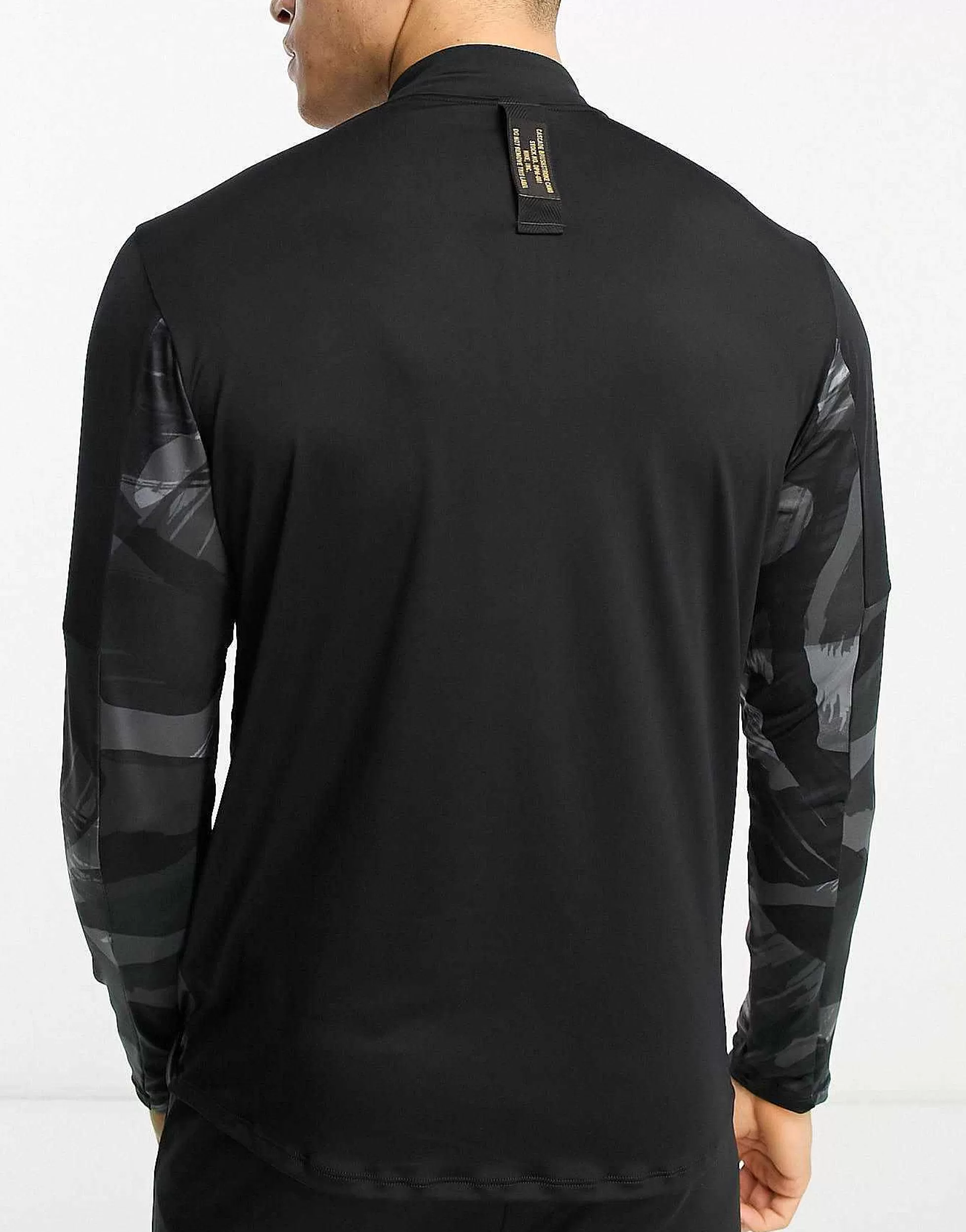 Men Nike Running Element Camo Half Zip Sweat In