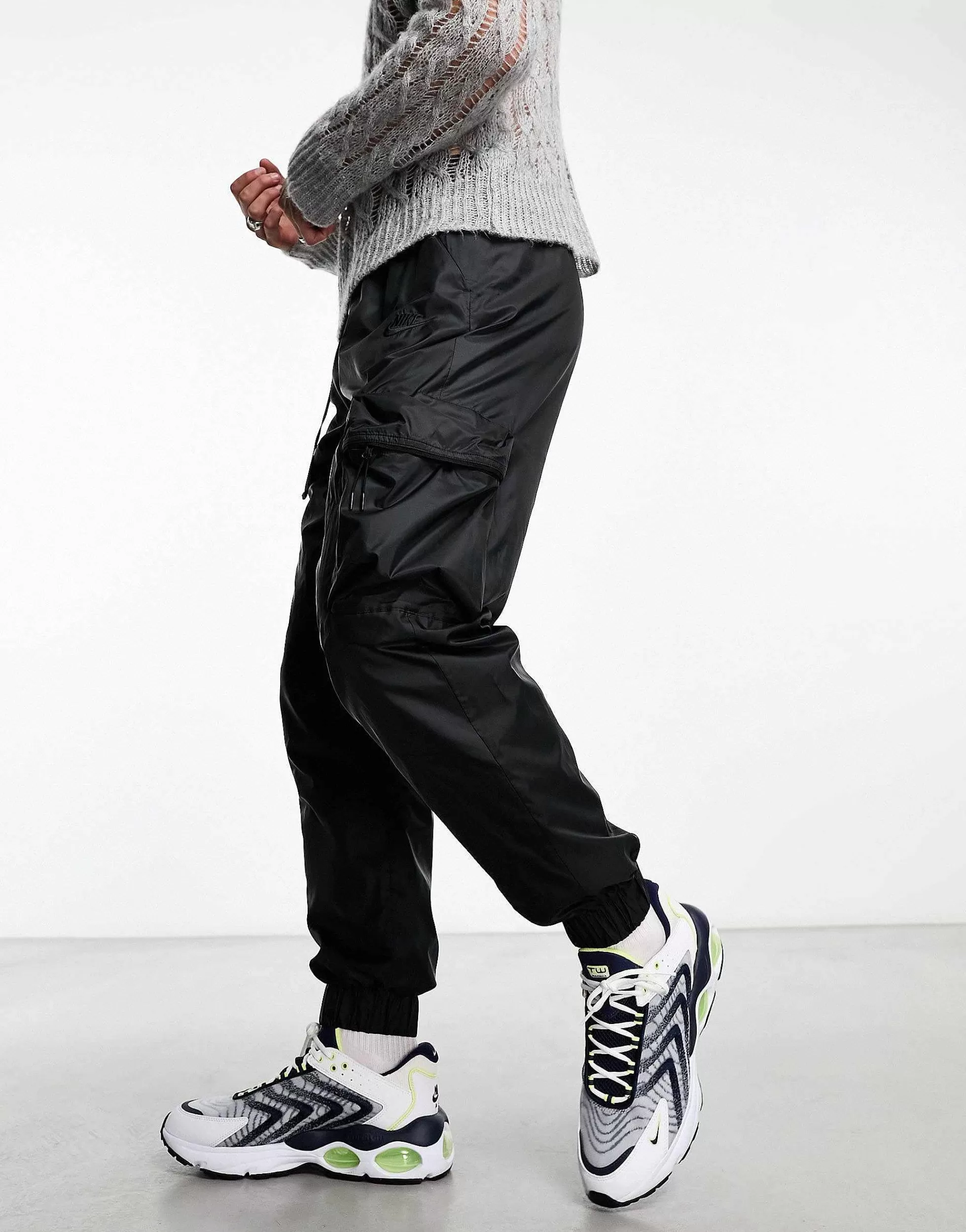 Men Nike Tech Woven Lined Cargo Trousers In