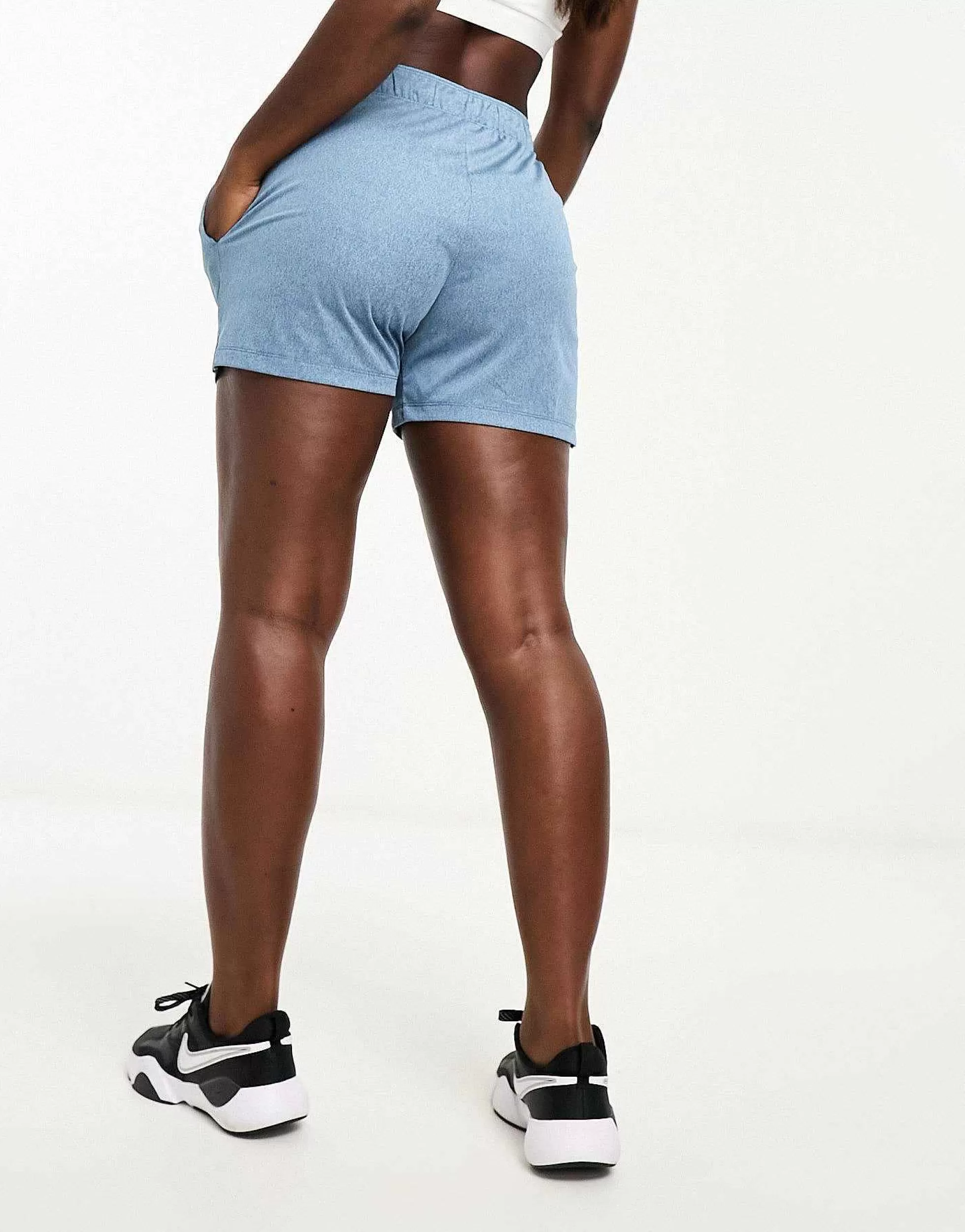 Women Nike Training Attack Dri-Fit 5 Inch Shorts In