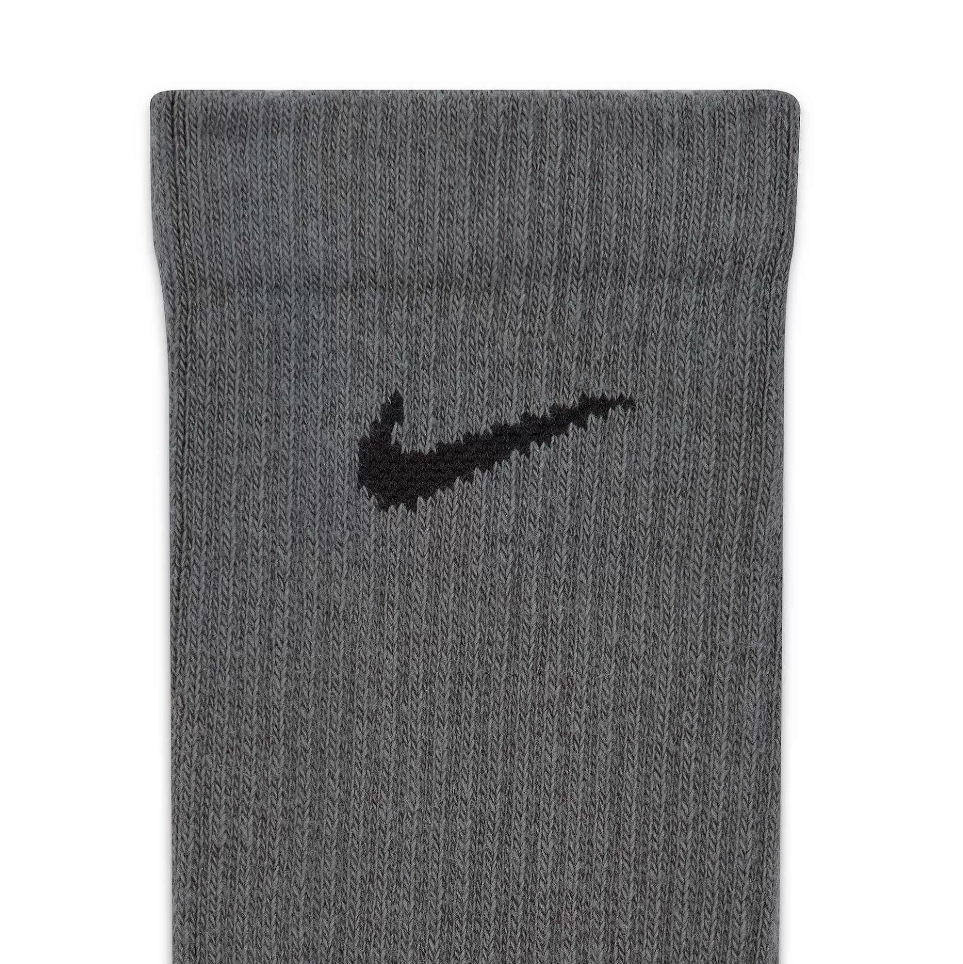 Men Nike Training Everyday Plus 3 Pack Socks In , Smoke And Bone