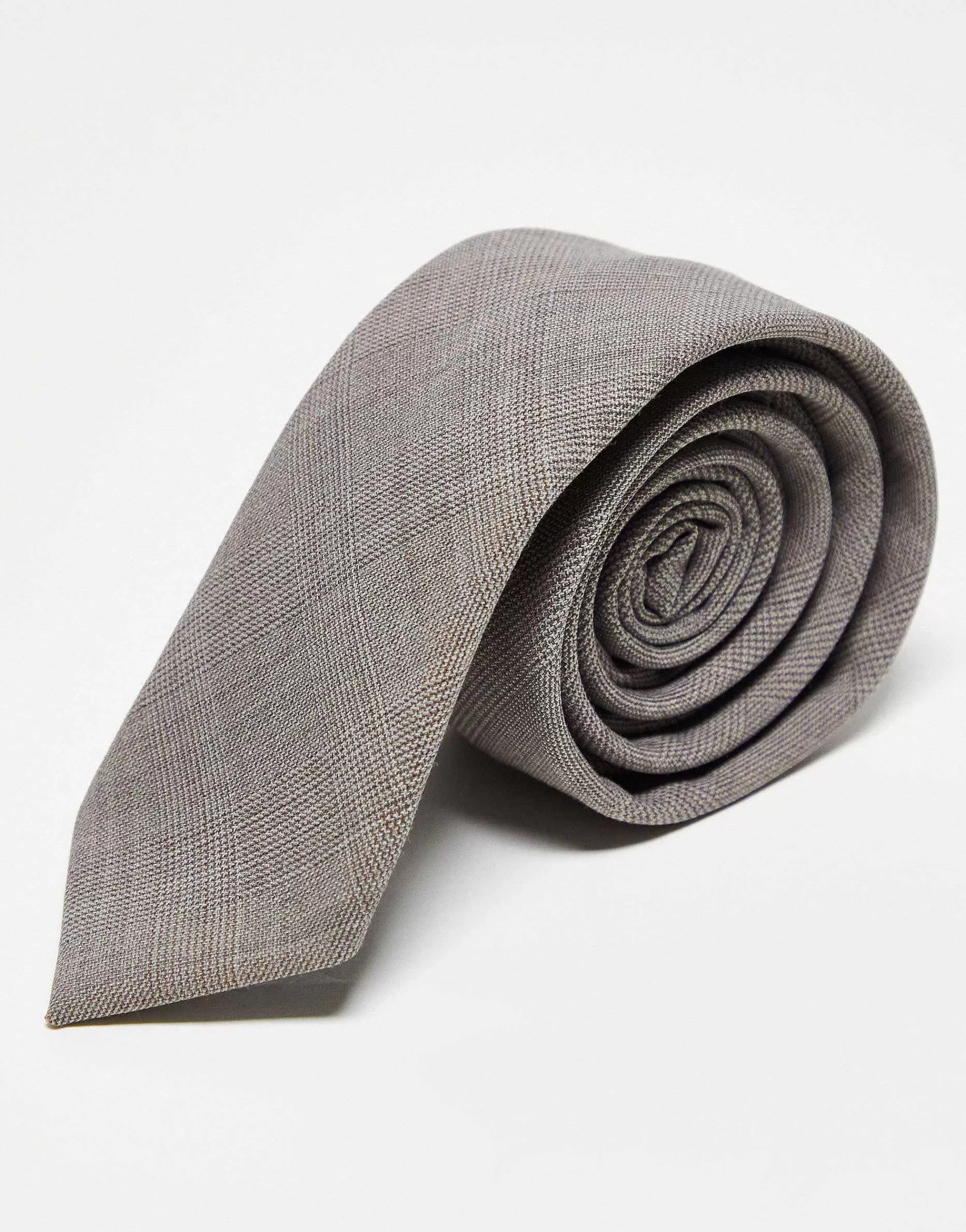 Men Noak Slim Tie And Pocket Square In Houndstooth