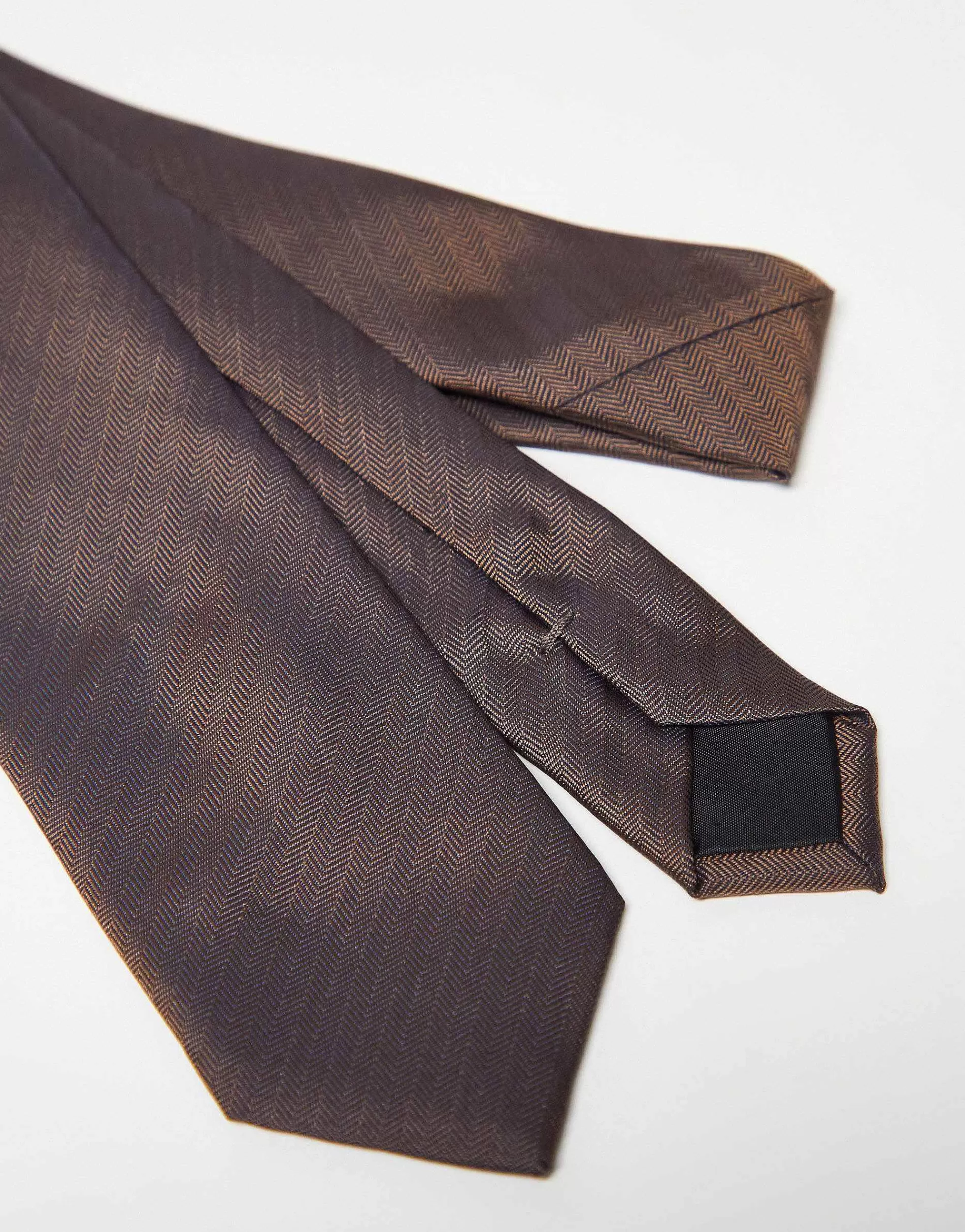 Men Noak Slim Tie In Crosshatch