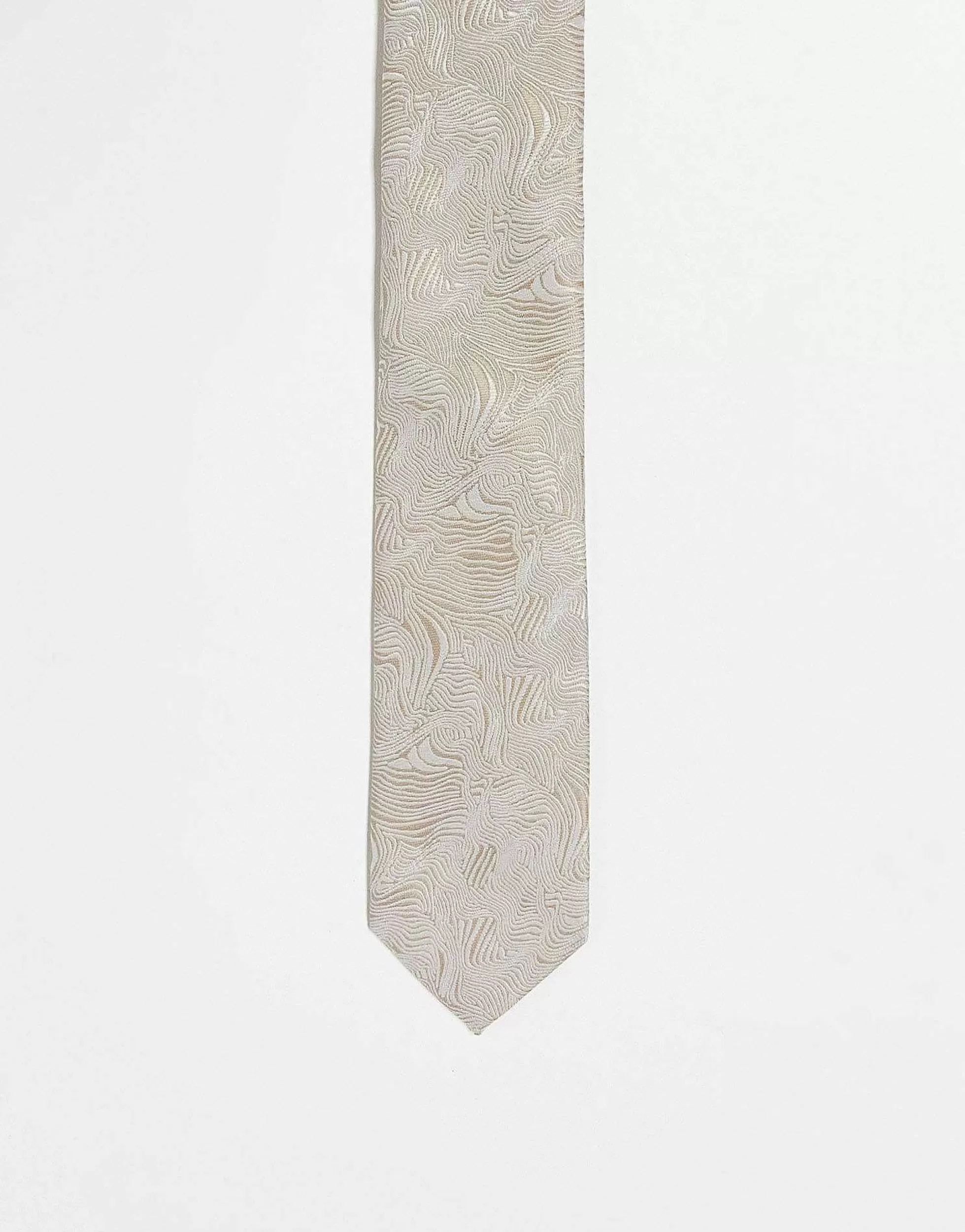 Men Noak Slim Tie In Swirl Jacquard
