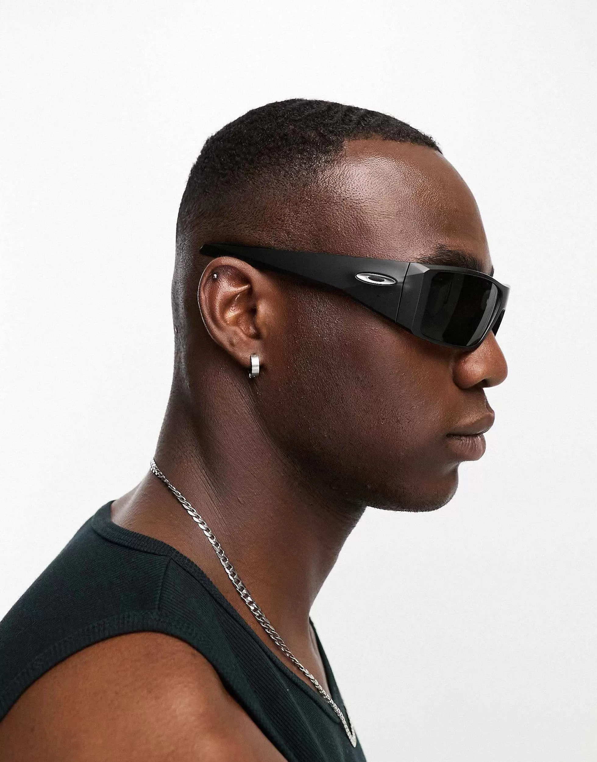 Men Oakley Heliosta Rectangle Sunglasses In
