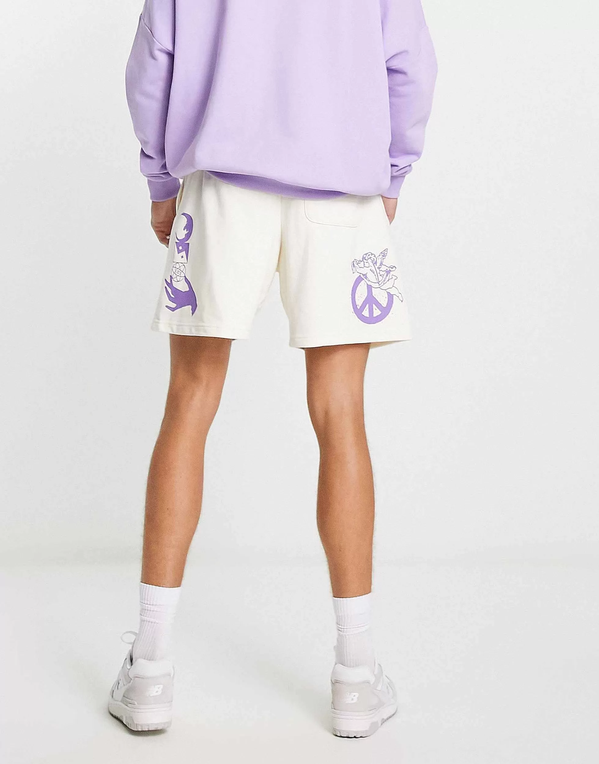Men Obey Dharma Sweatshorts In Off
