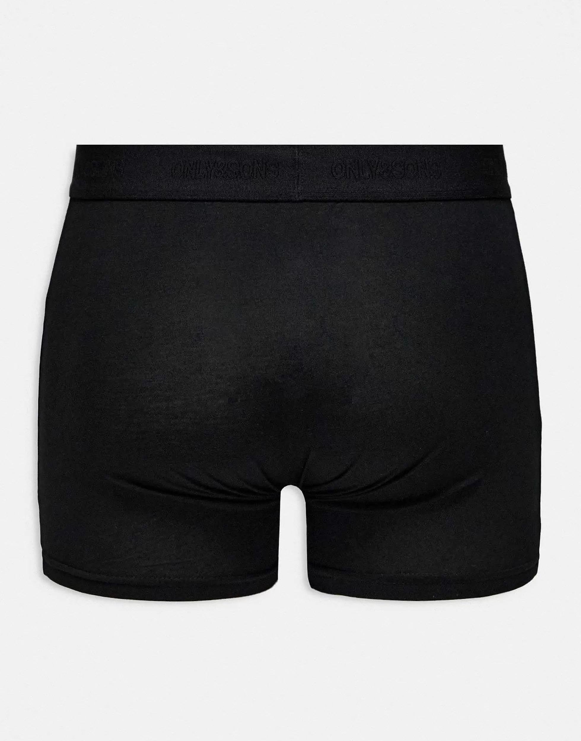 Men ONLY & SONS 3 Pack Bamboo Trunks In