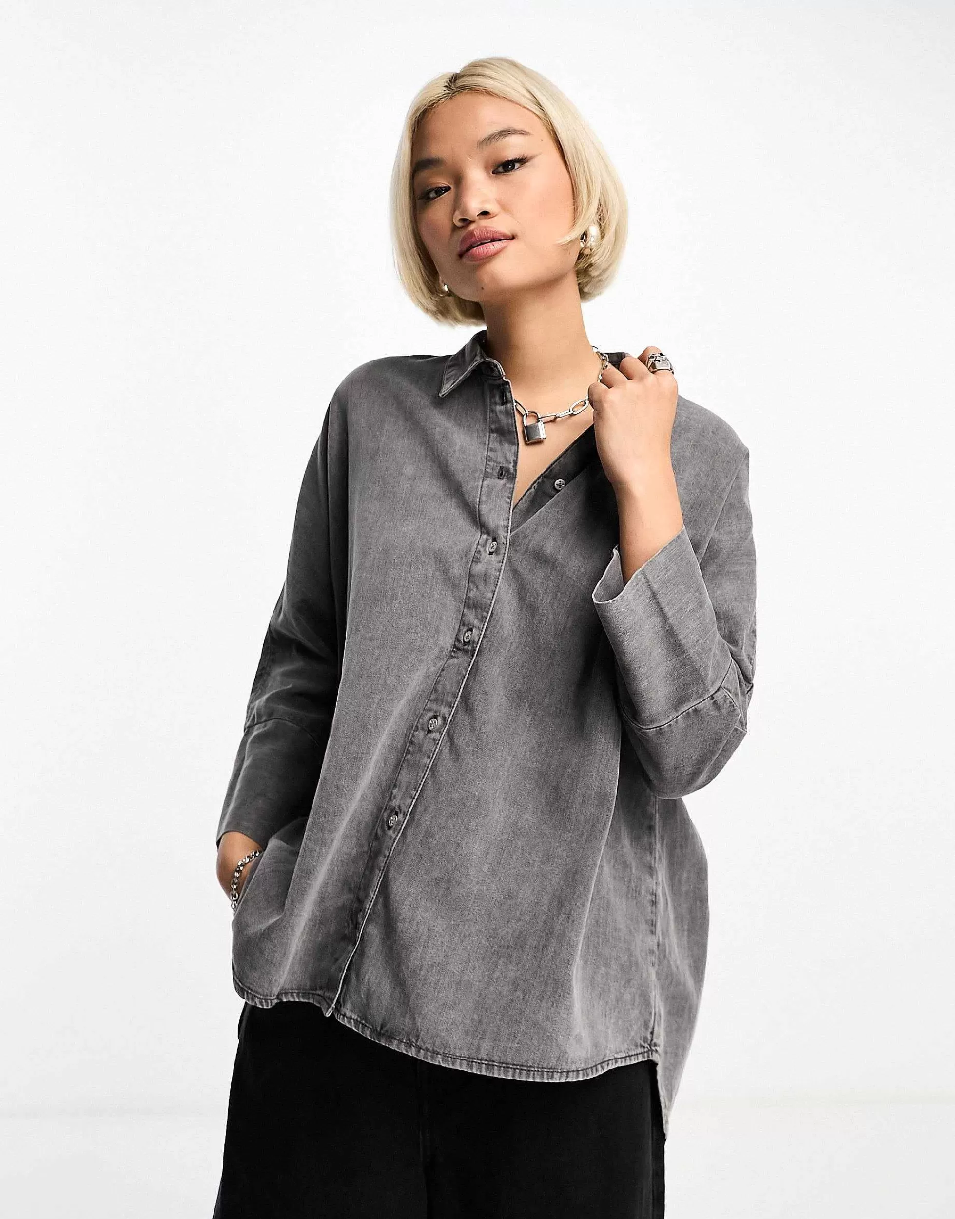 Women ONLY Denim Shirt In