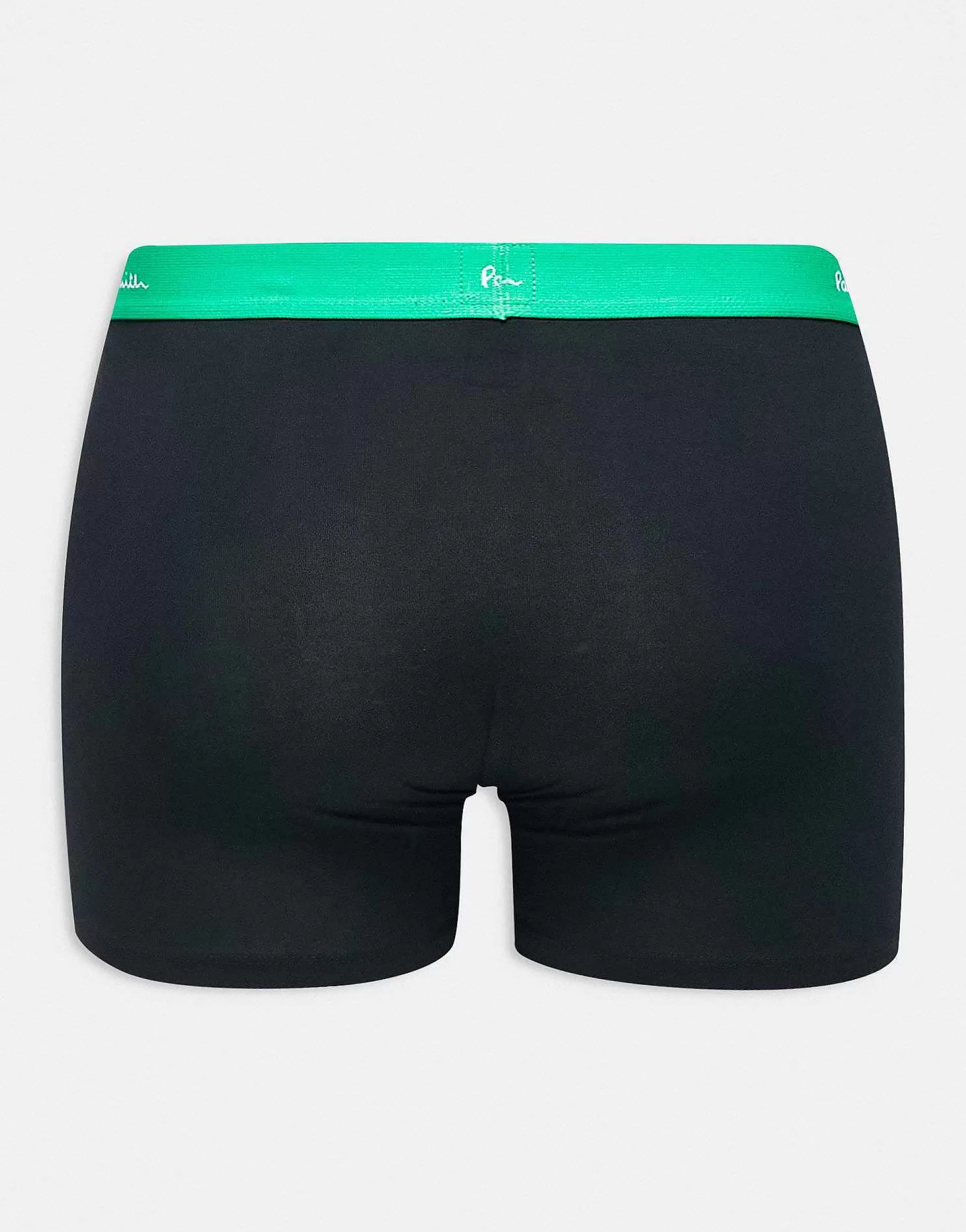 Men Paul Smith 7 Pack Colour Waistband Trunks In