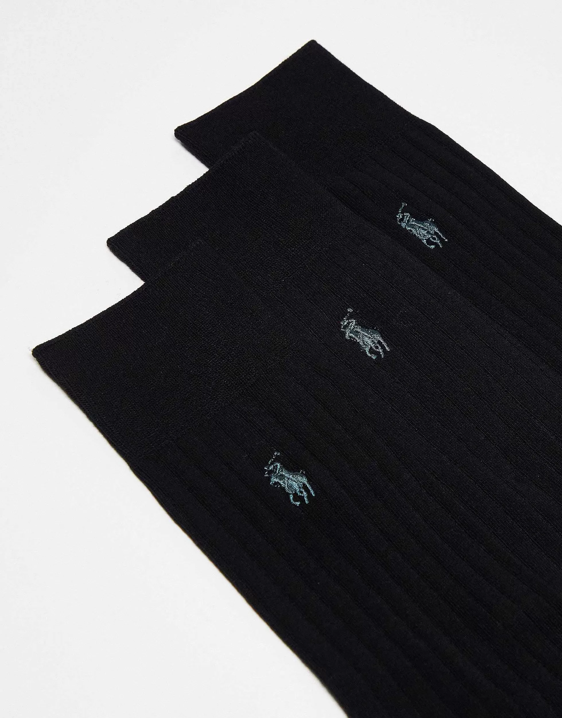 Men Polo Ralph Lauren 3 Pack Egyptian Cotton Socks In
